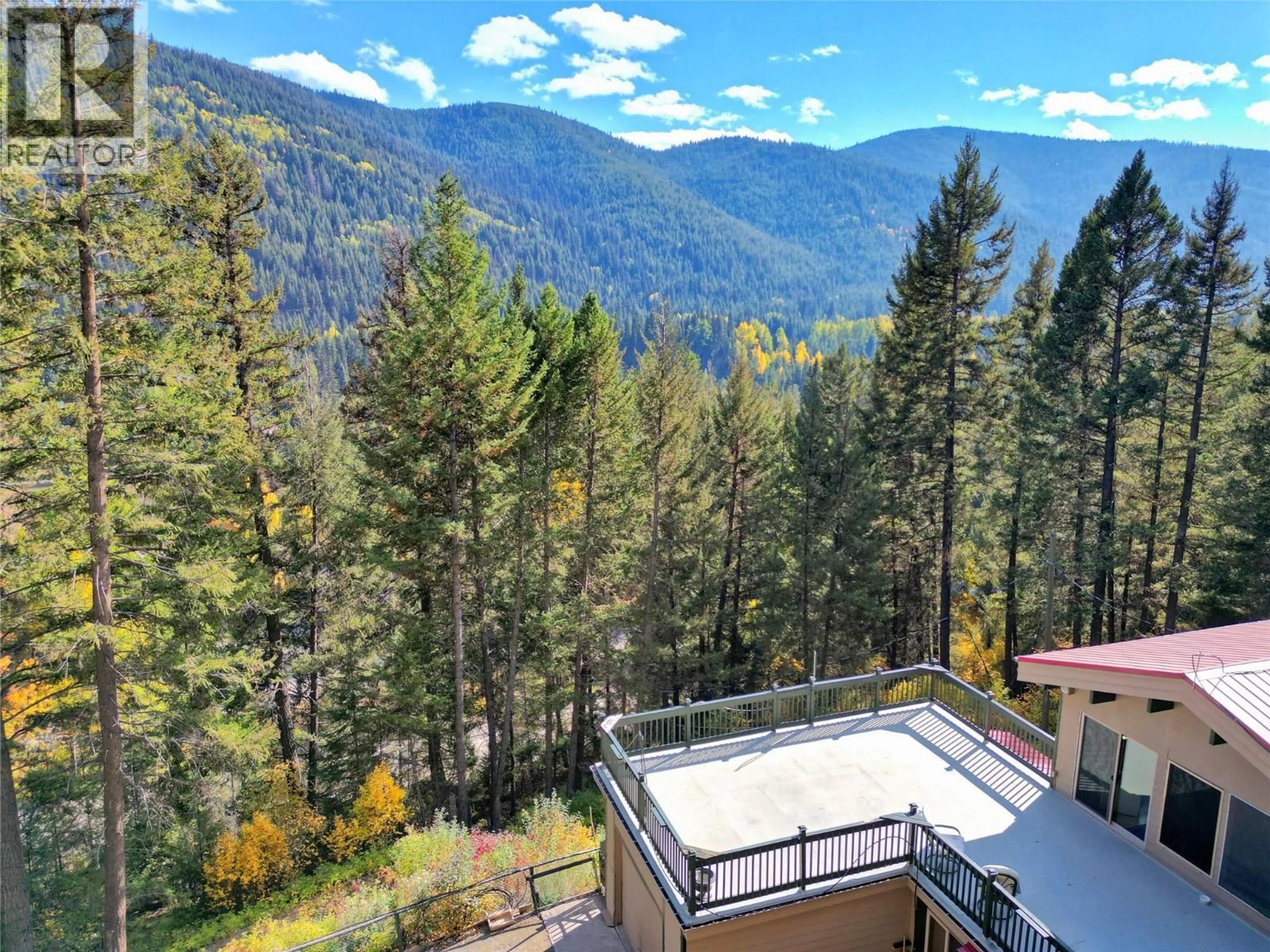 A pic from outside/outdoor area/front of a property/back of a property/a pic from drone, forest/trees view for 114 THISTLE ROAD, Princeton British Columbia V0X1W0