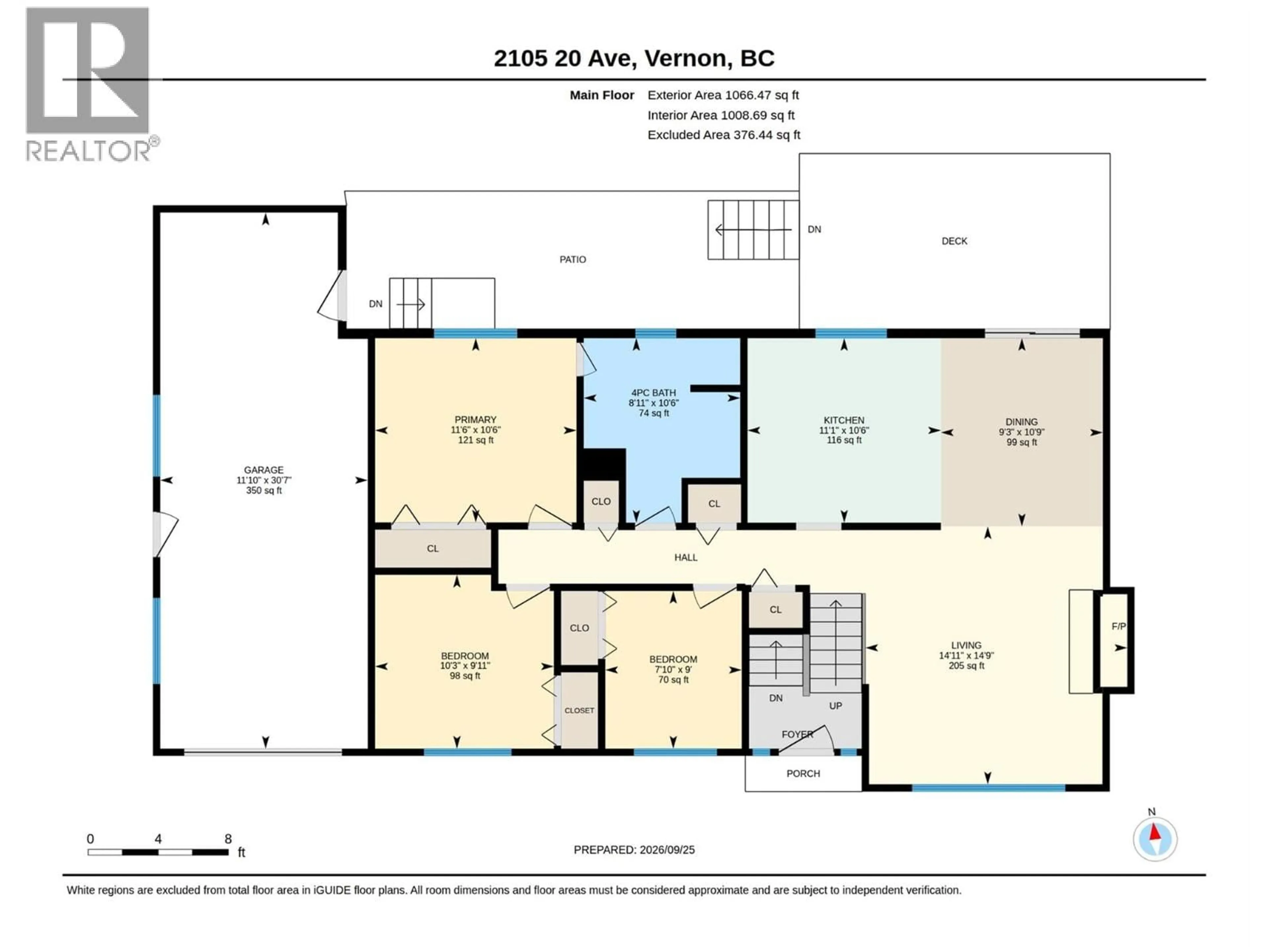 Floor plan for 2105 20 AVENUE, Vernon British Columbia V1T7J7
