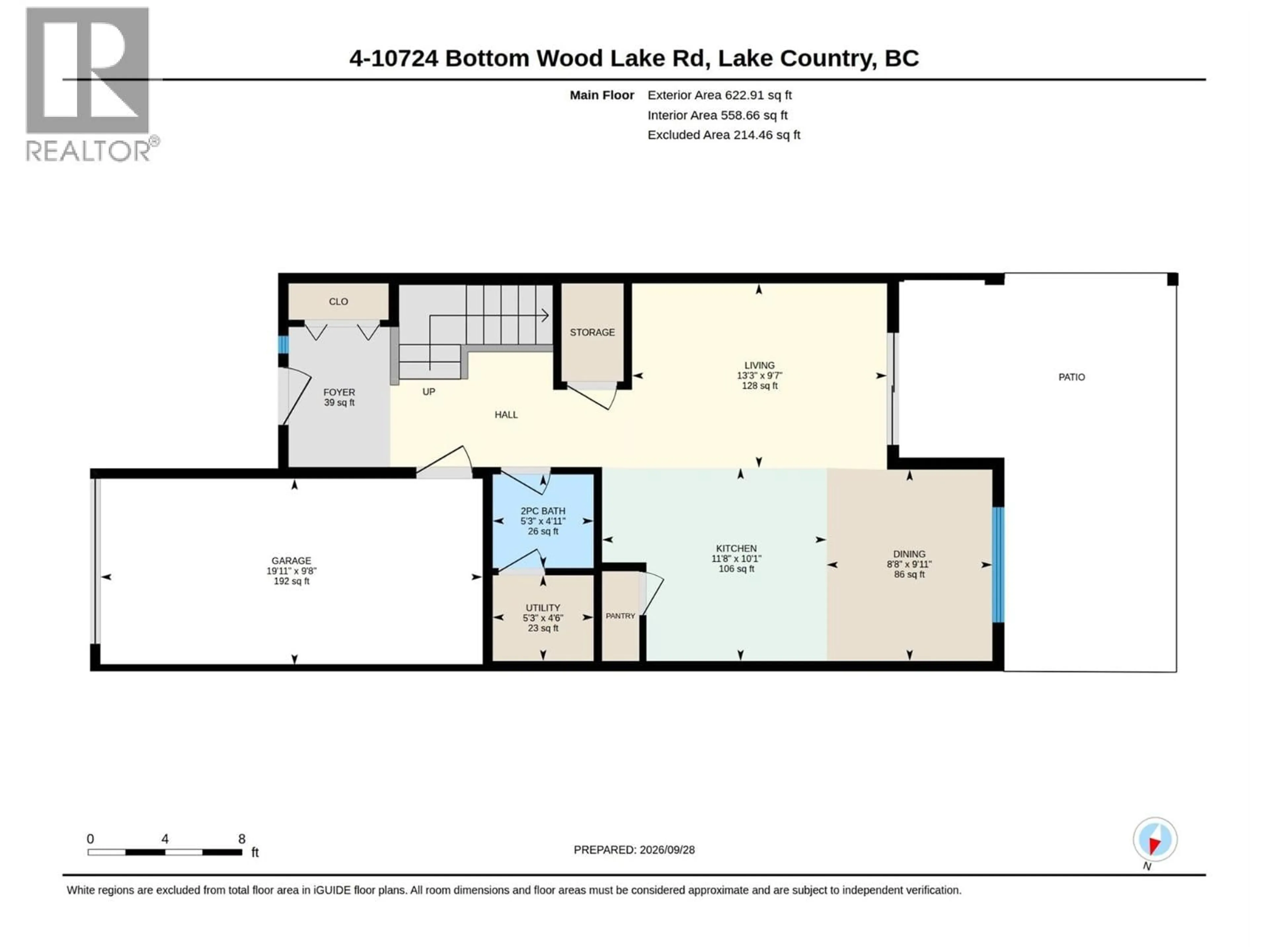 Floor plan for 4 - 10724 BOTTOM WOOD LAKE ROAD, Lake Country British Columbia V4V2T3