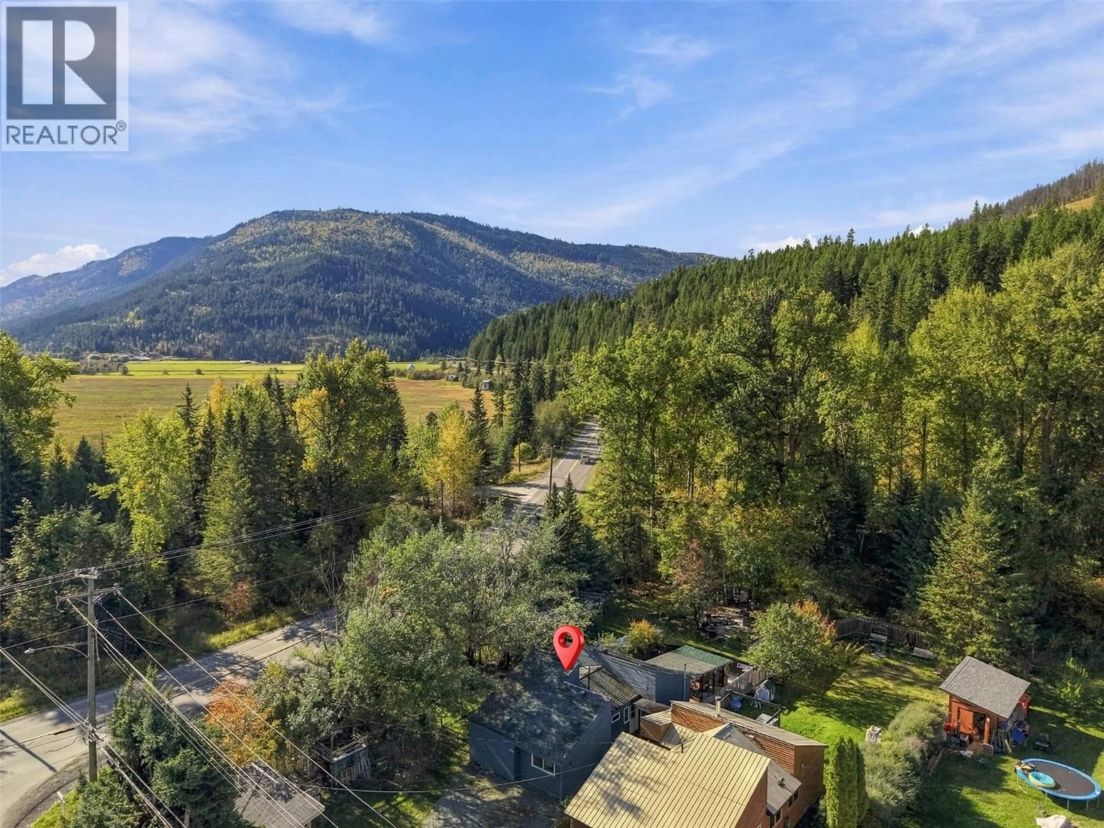 A pic from outside/outdoor area/front of a property/back of a property/a pic from drone, mountain view for 7117 CAHILTY ROAD, Kamloops British Columbia V0E1Z1