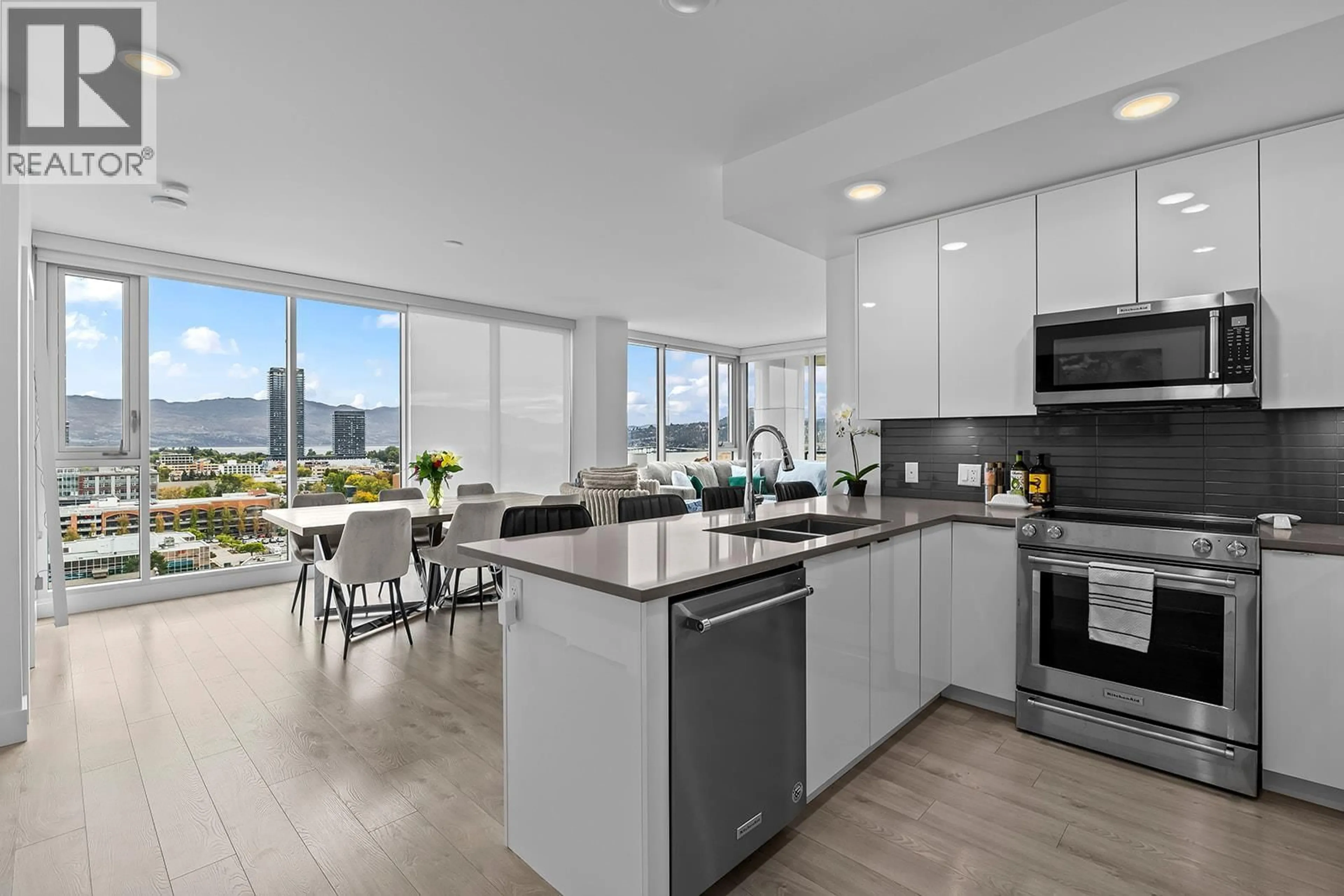 Open concept kitchen, unknown for 1301 - 1232 ELLIS STREET, Kelowna British Columbia V1Y0J6
