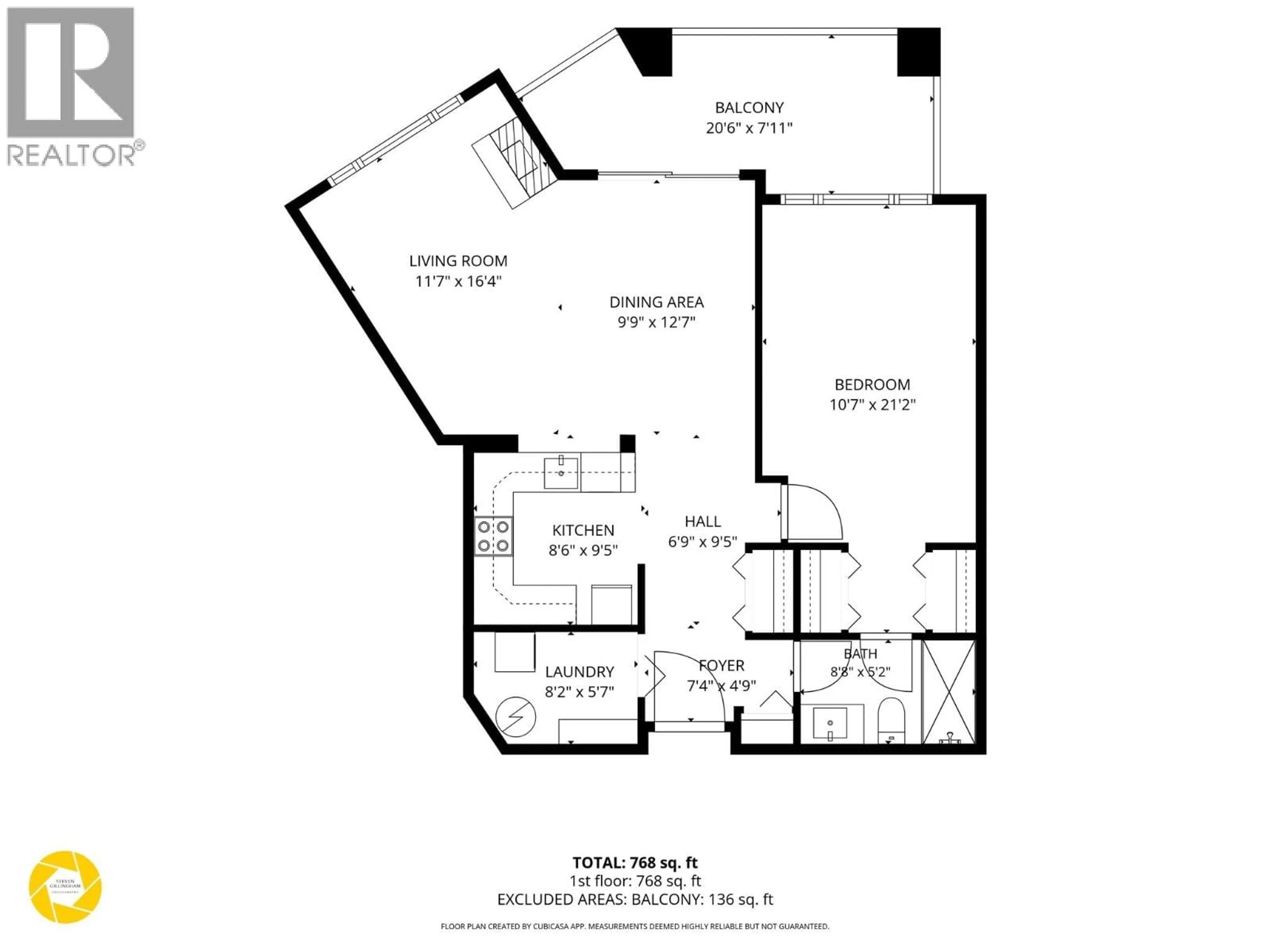Floor plan for 405 - 970 LORNE STREET, Kamloops British Columbia V2C1W9