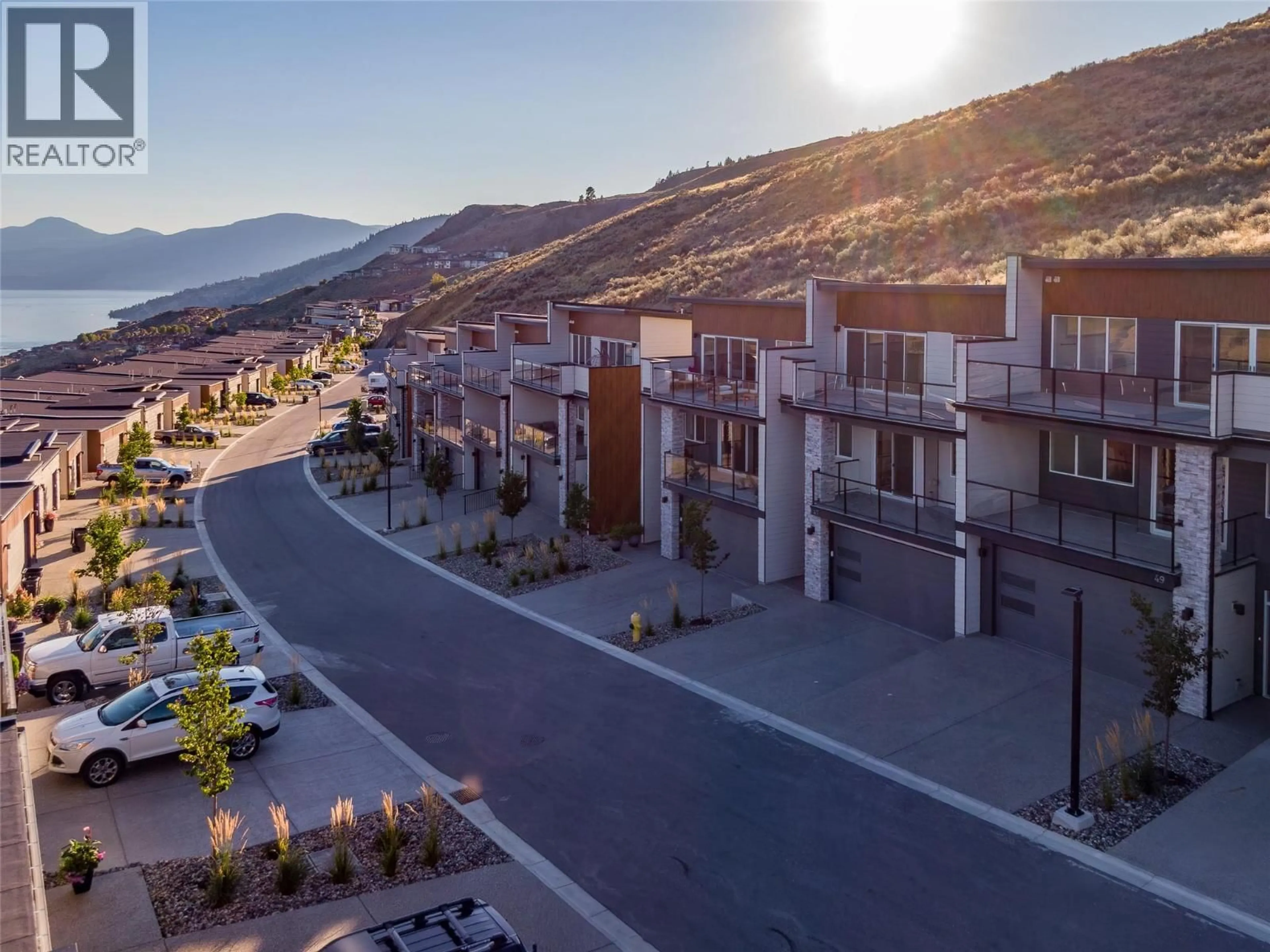 A pic from outside/outdoor area/front of a property/back of a property/a pic from drone, mountain view for 67 - 7735 OKANAGAN HILLS BOULEVARD, Vernon British Columbia V1H0A7