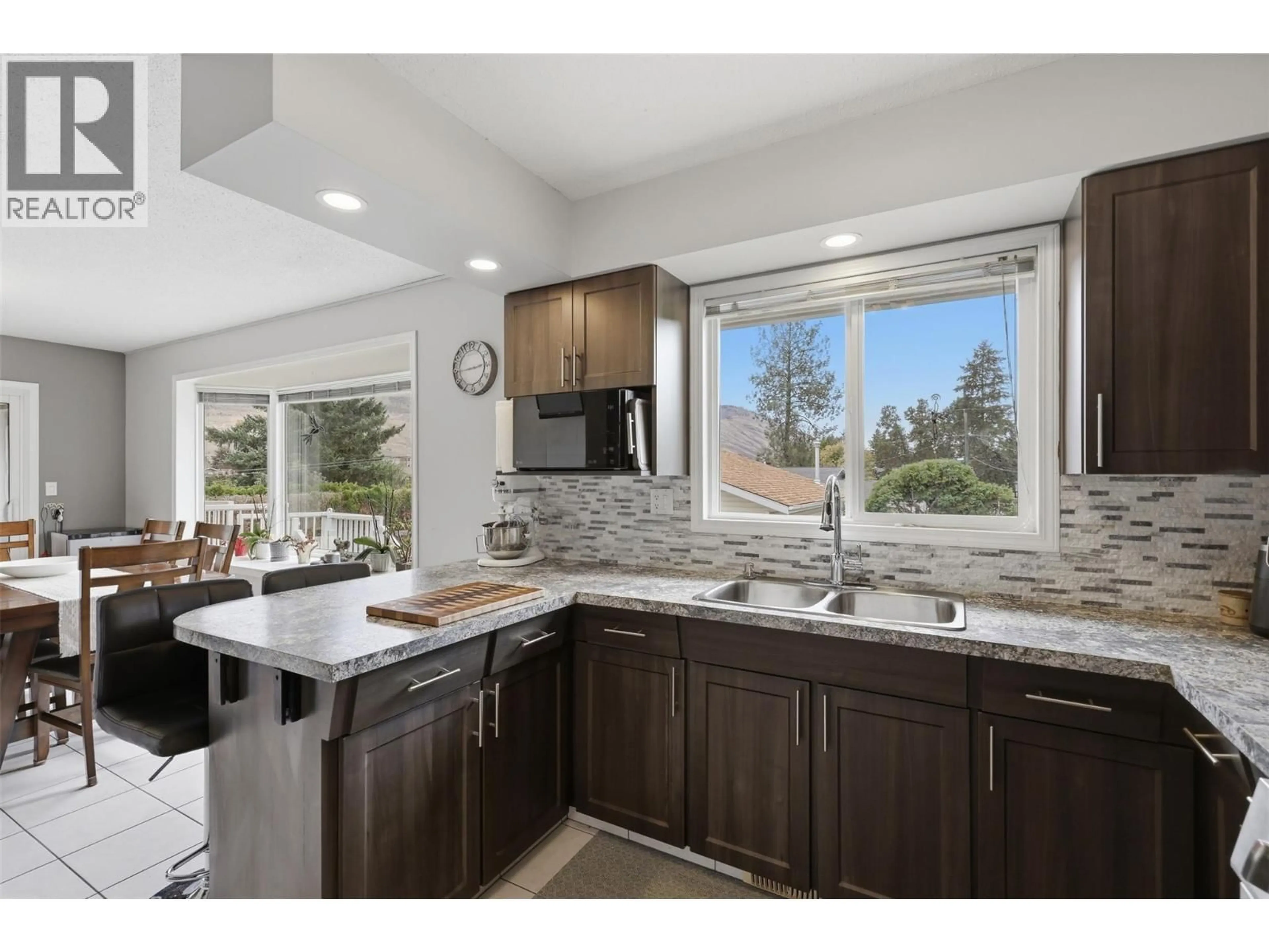 Open concept kitchen, ceramic/tile floor for 851 SUMAC PLACE, Kamloops British Columbia V2B6R4