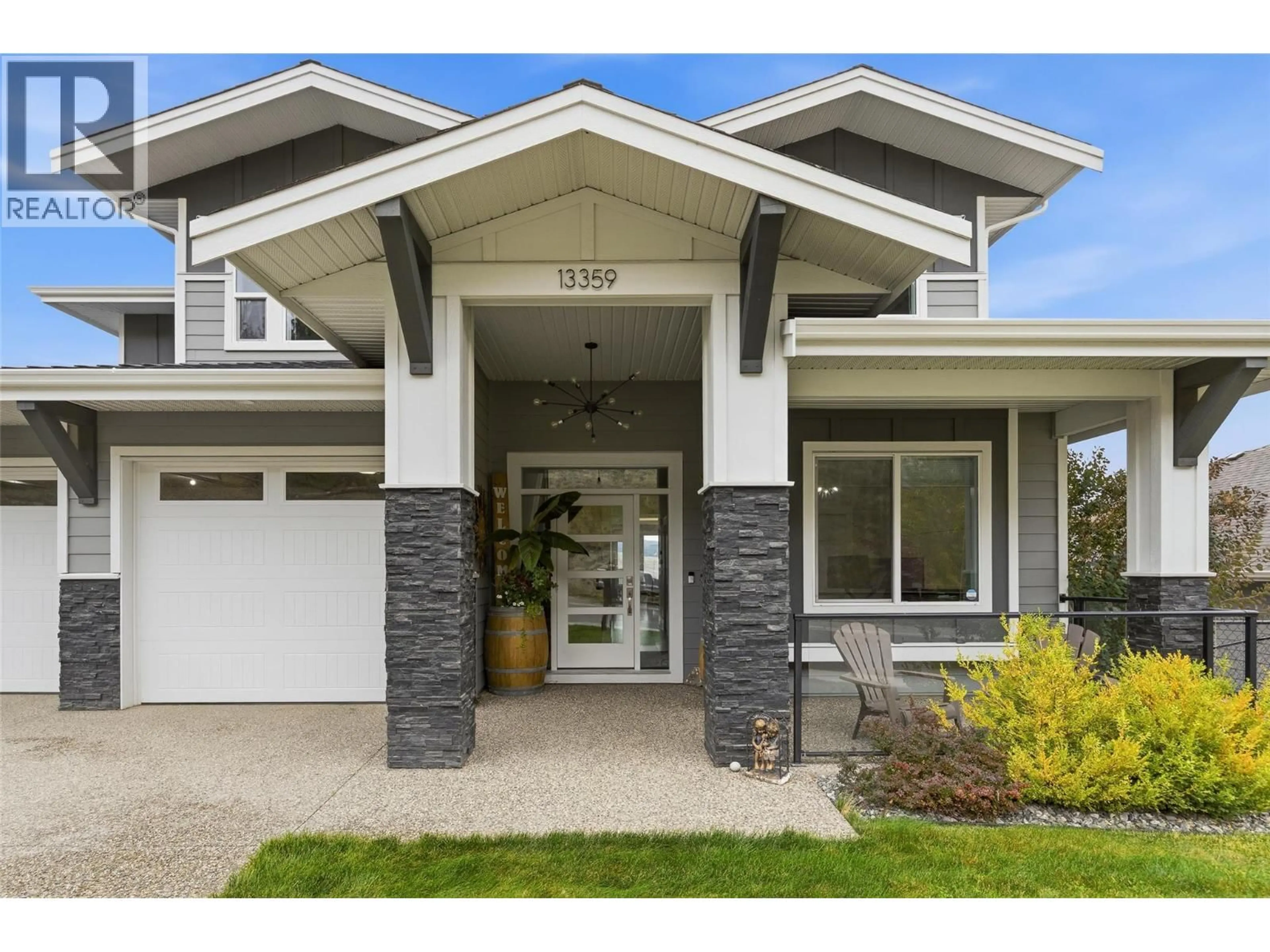 Home with vinyl exterior material, street for 13359 DEREK TRETHEWEY DRIVE, Lake Country British Columbia V4V2W3