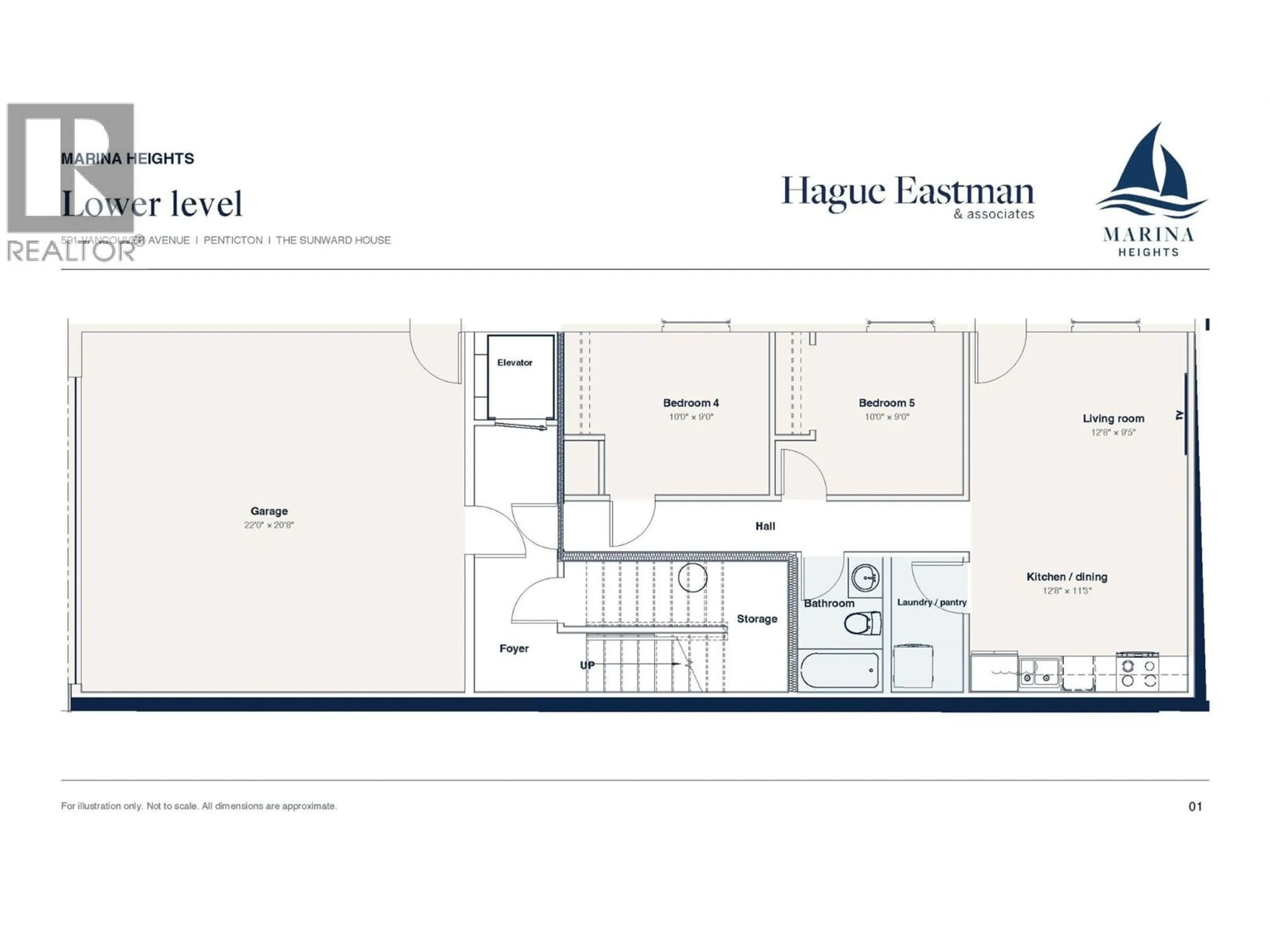 Floor plan for 591 VANCOUVER AVENUE, Penticton British Columbia V2A1A4