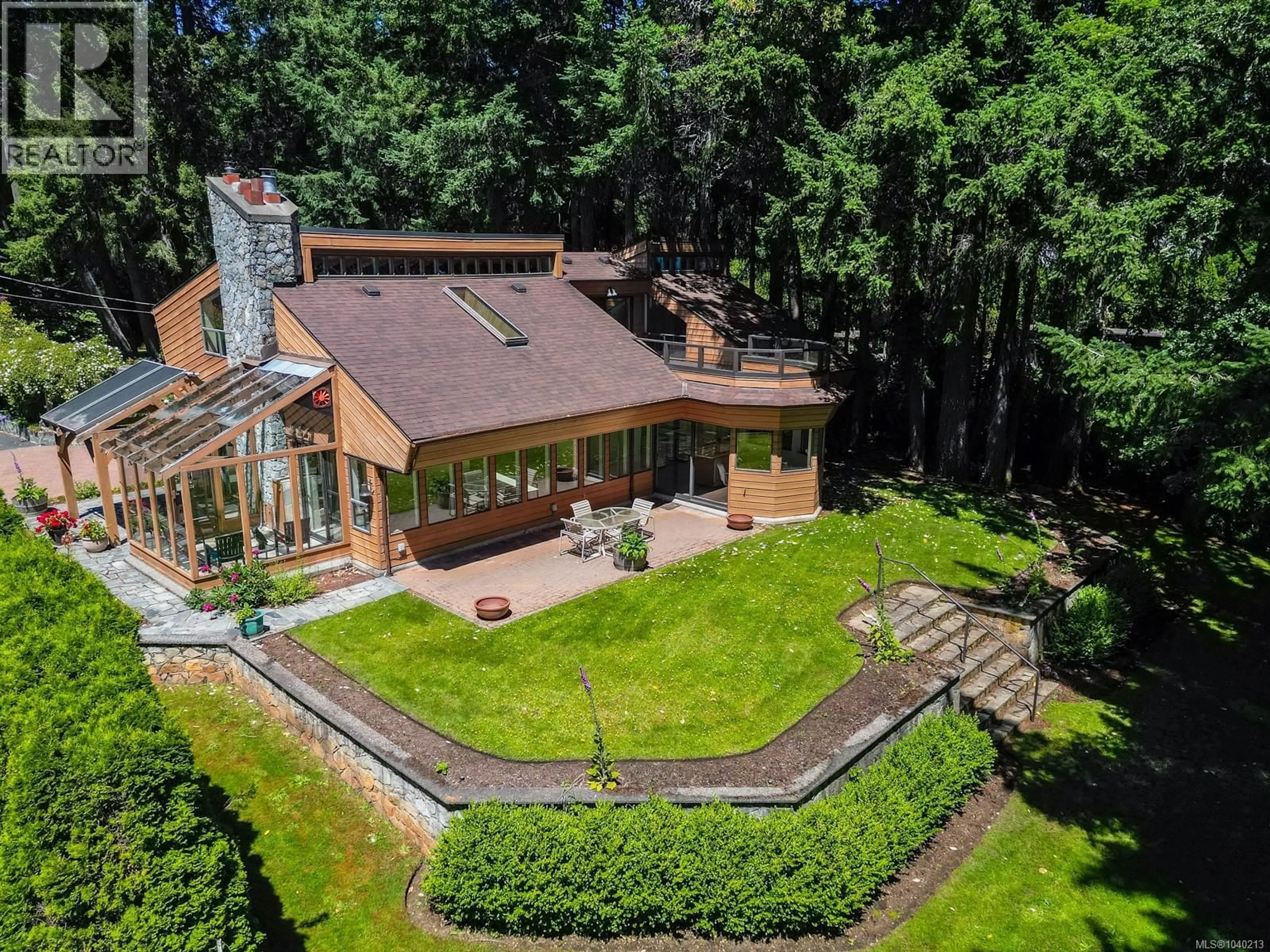A pic from outside/outdoor area/front of a property/back of a property/a pic from drone, unknown for 4515 PARRY CROSS ROAD, Metchosin British Columbia V9C3W1