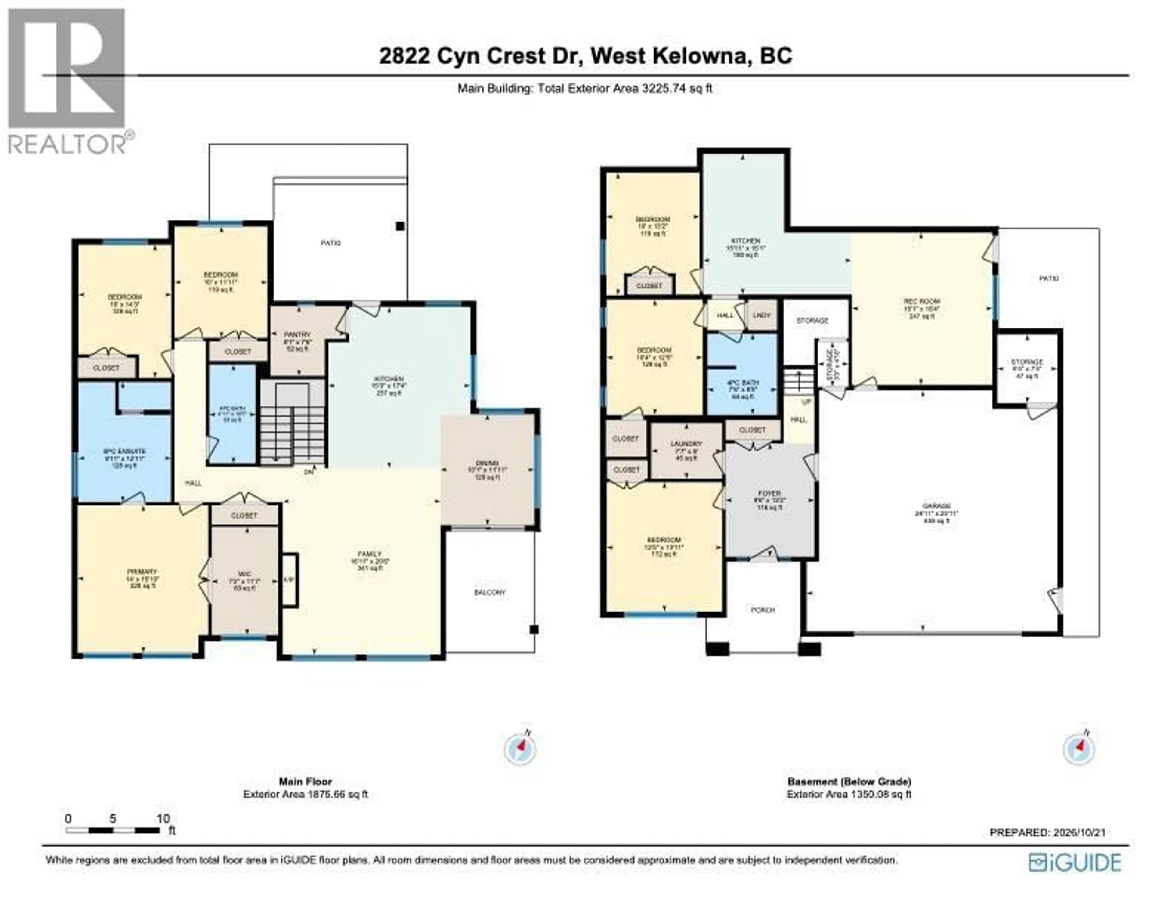 Floor plan for 2822 CANYON CREST DRIVE, West Kelowna British Columbia V4T3A6