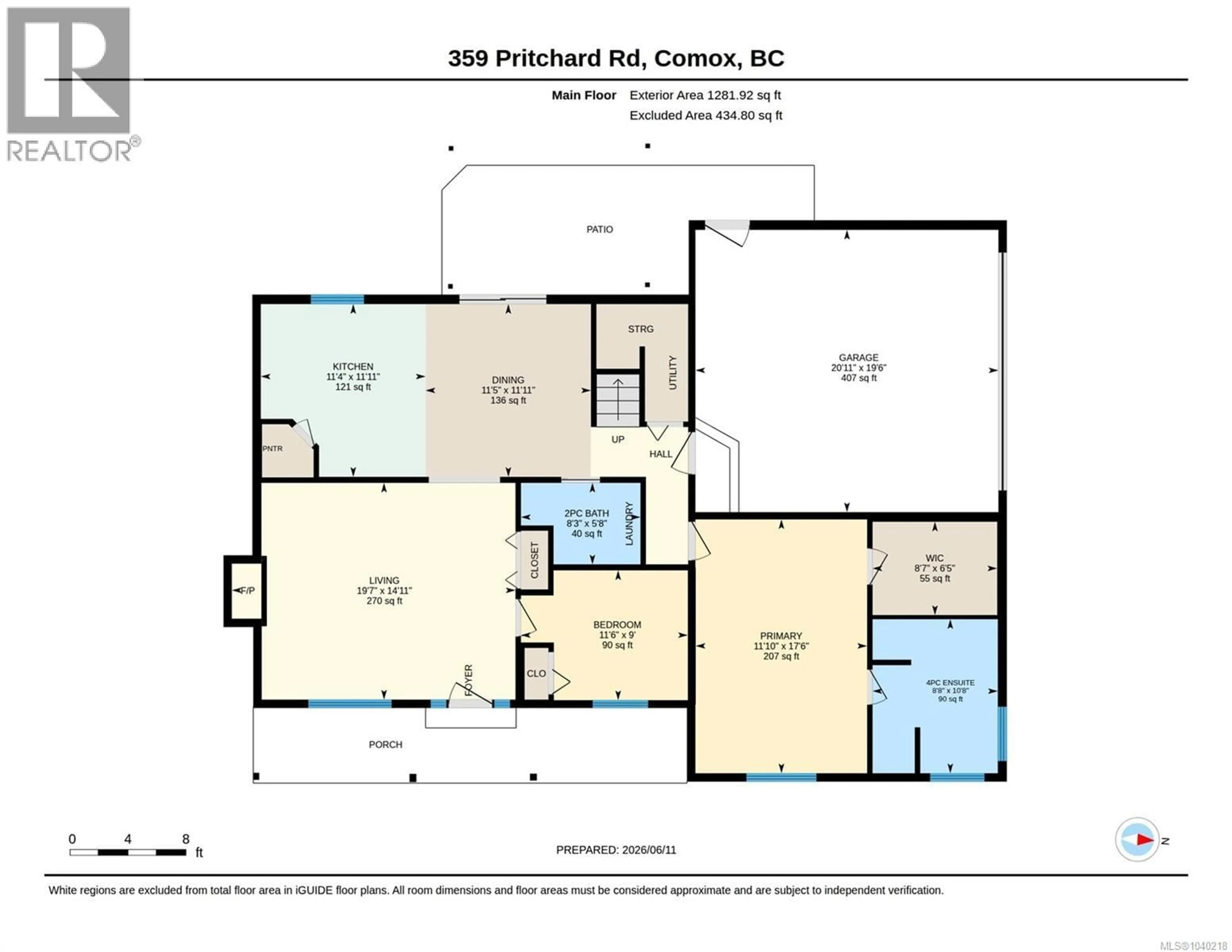 Floor plan for 359 PRITCHARD ROAD, Comox British Columbia V9M2Y8