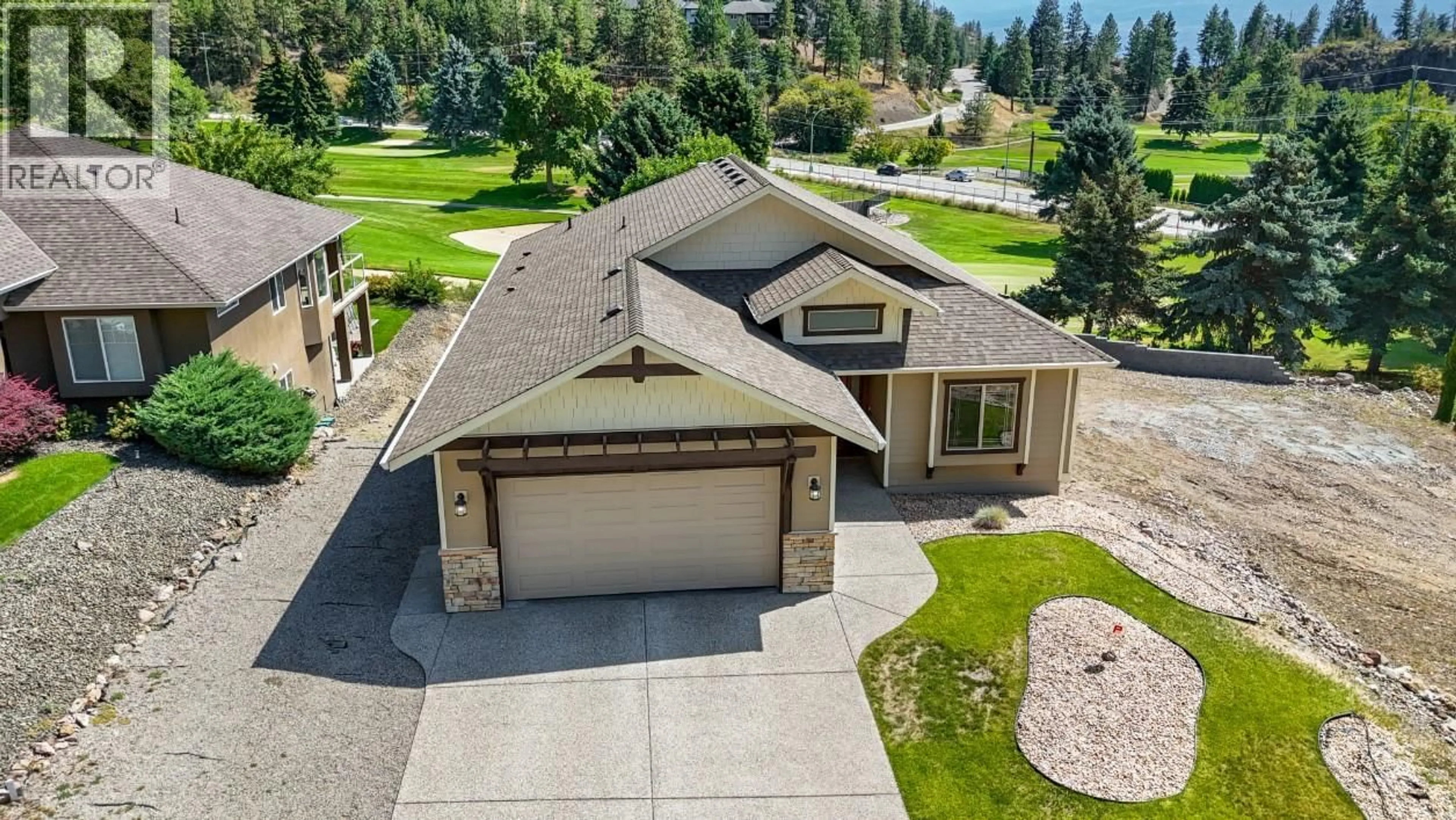 A pic from outside/outdoor area/front of a property/back of a property/a pic from drone, unknown for 2568 TUSCANY DRIVE, West Kelowna British Columbia V4T3B6