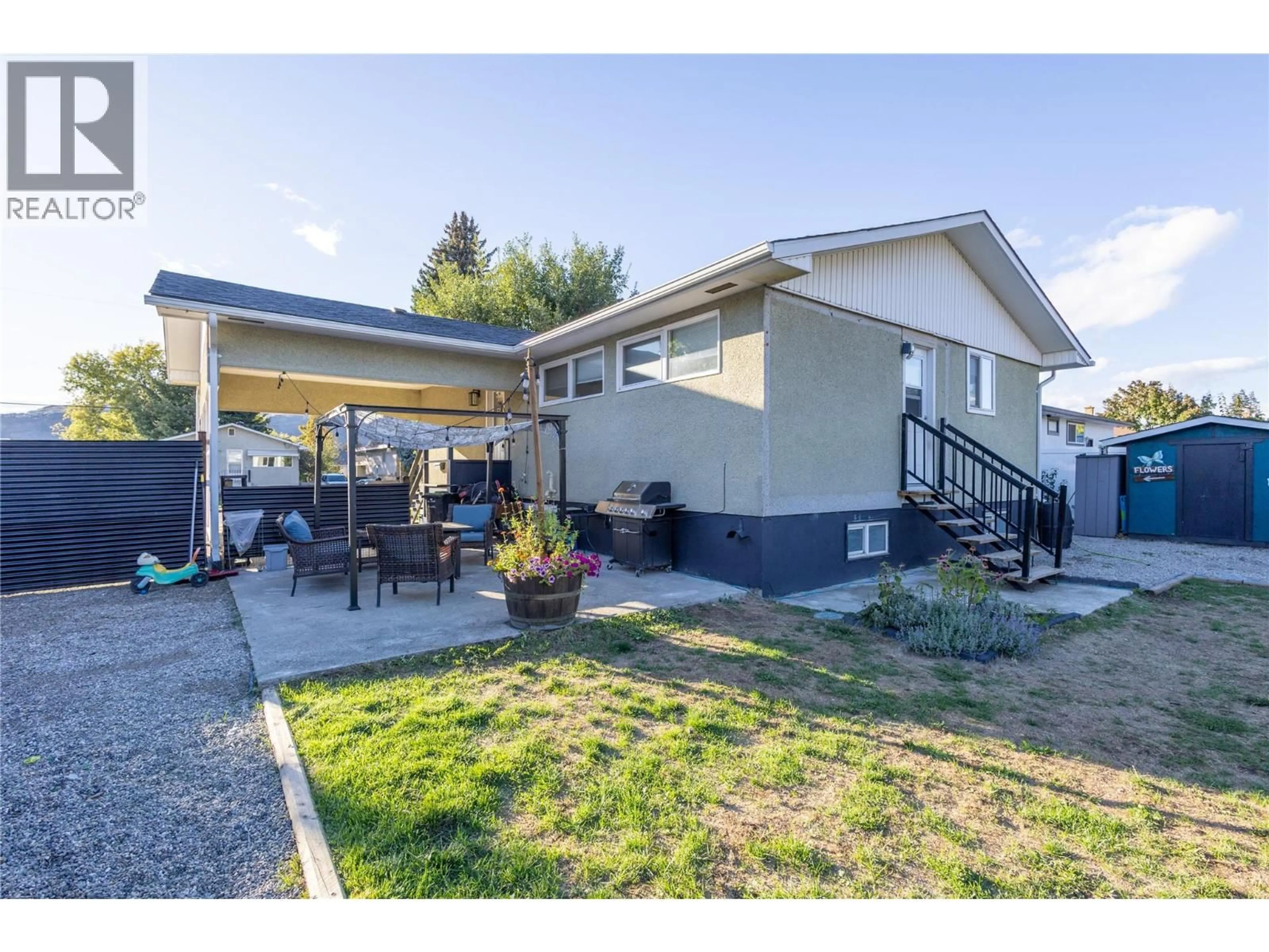 Home with vinyl exterior material, street for 4305 24 STREET, Vernon British Columbia V1T4N9