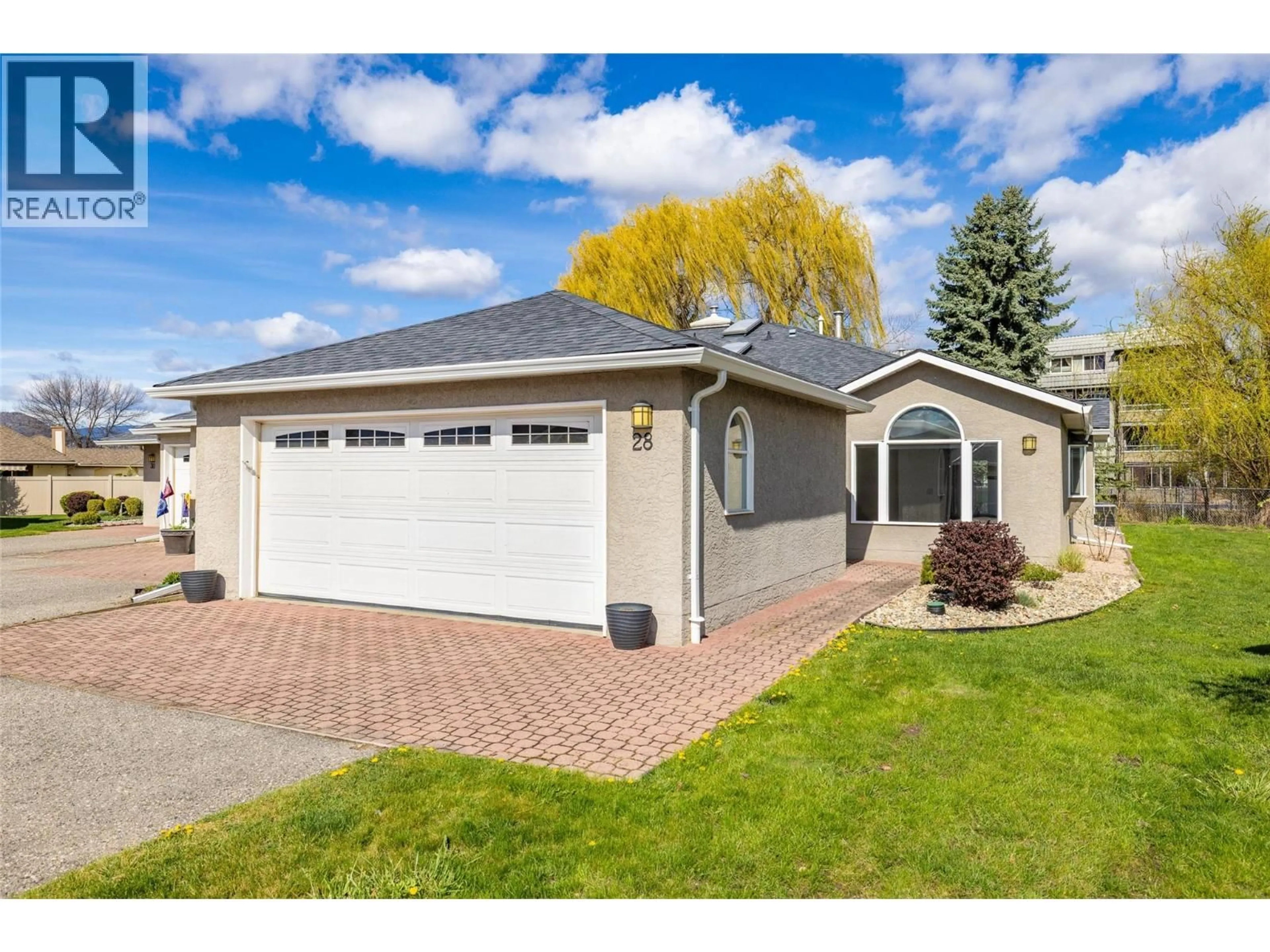 Home with vinyl exterior material, street for 28 - 1020 LANFRANCO ROAD, Kelowna British Columbia V1W3W6