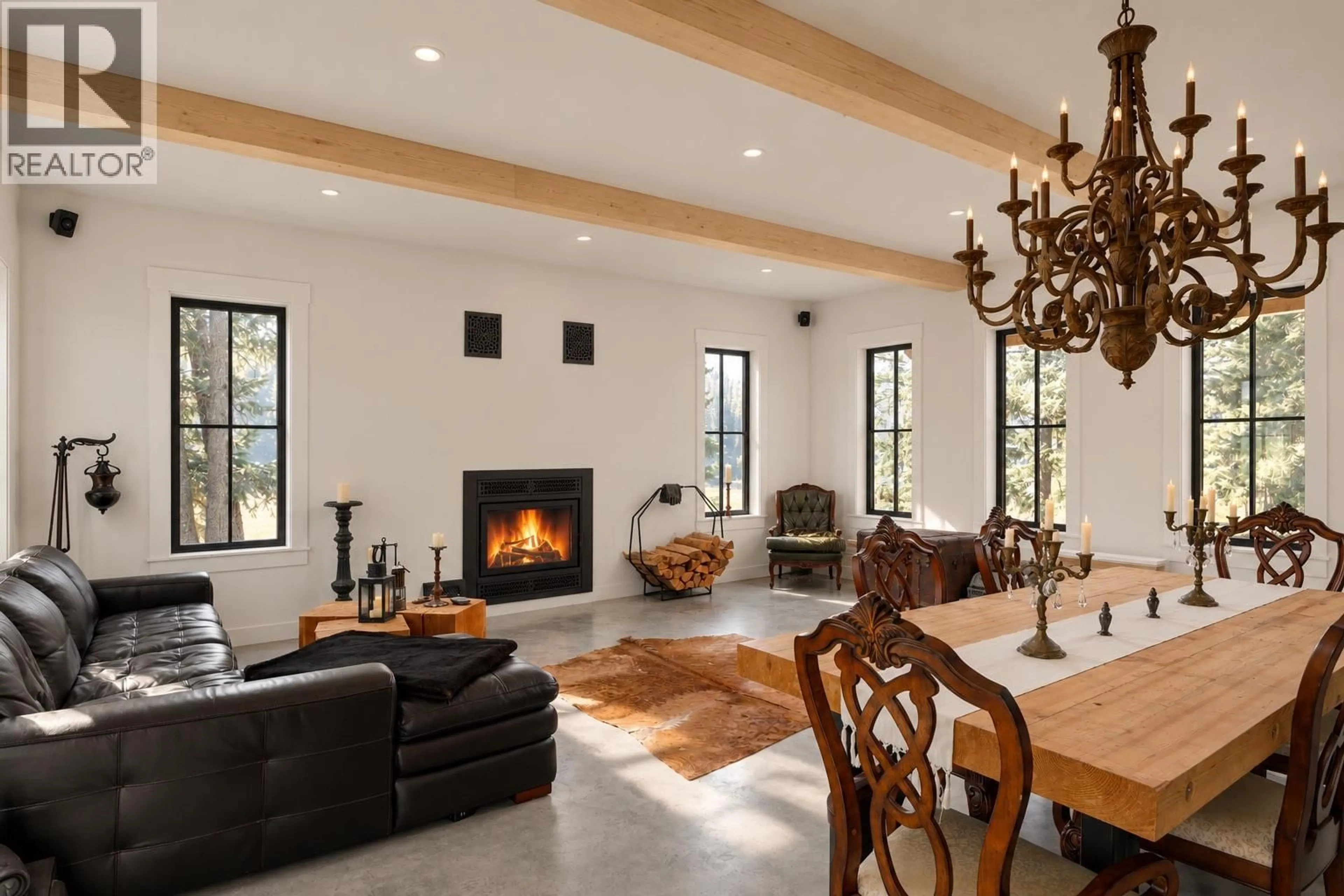 Living room with furniture, unknown for 96 BLOOM ROAD, Lumby British Columbia V0E2G7