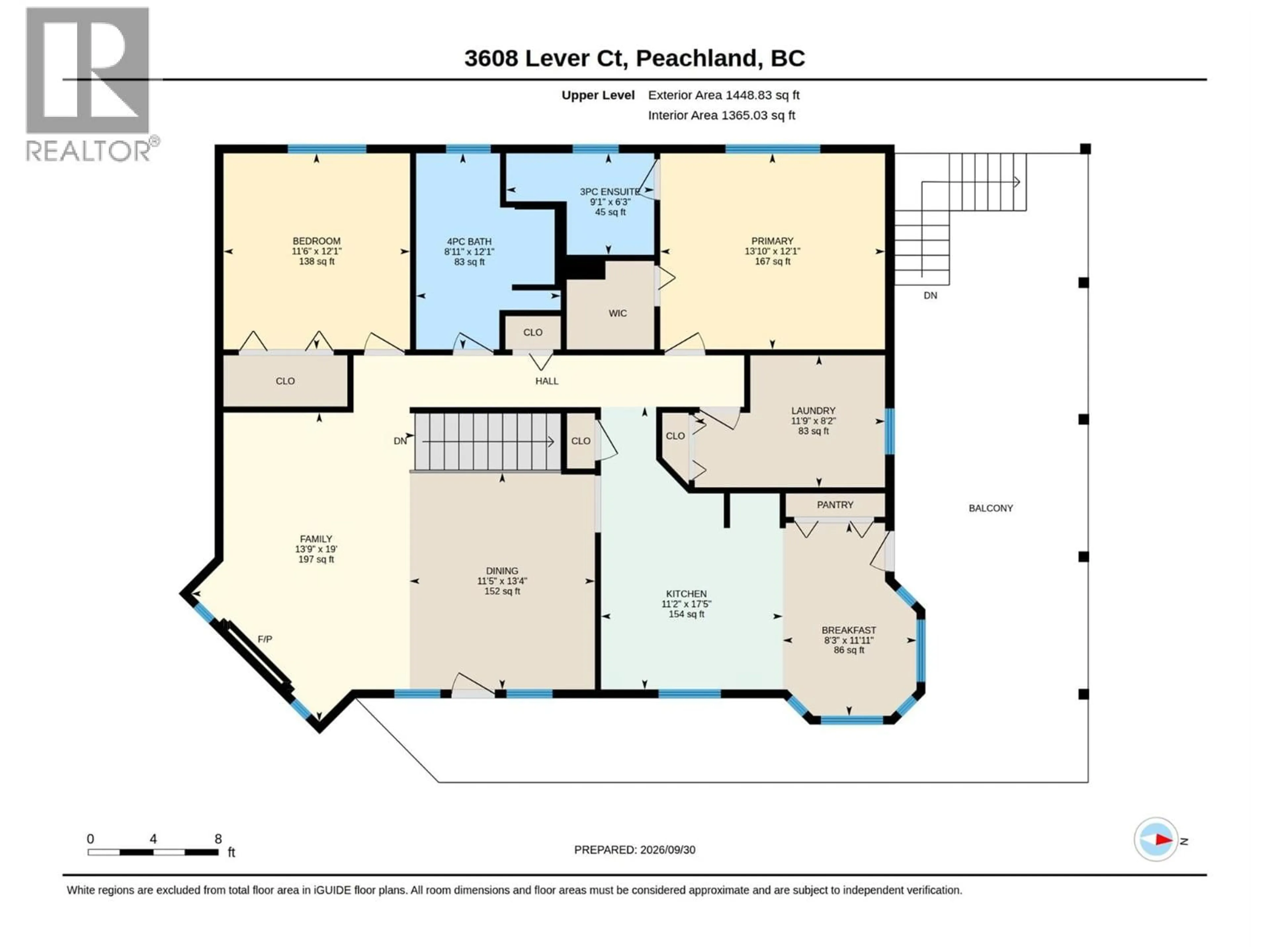 Floor plan for 3608 LEVER COURT, Peachland British Columbia V0H1X2