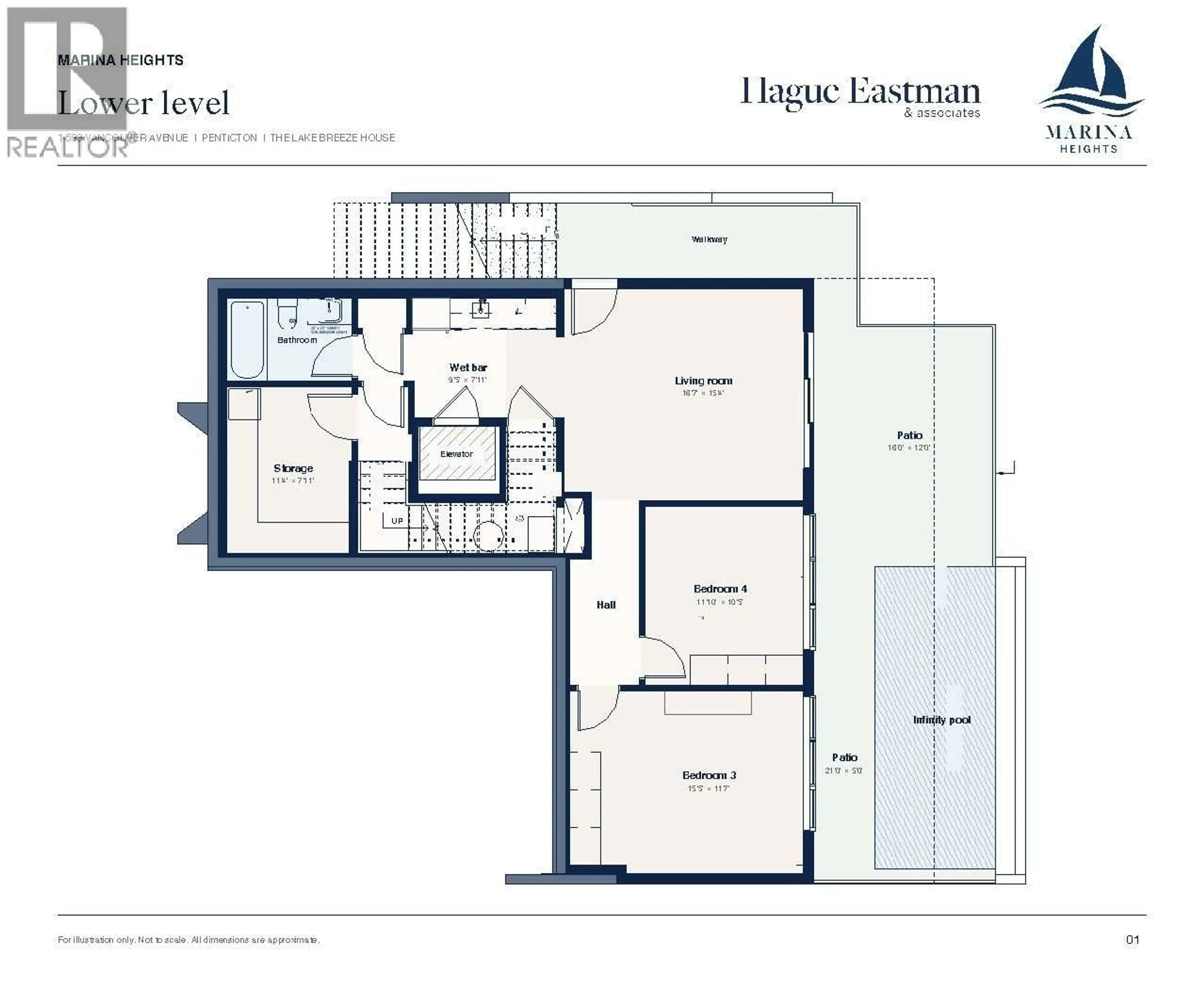 Floor plan for 593 VANCOUVER AVENUE, Penticton British Columbia V2A1A4