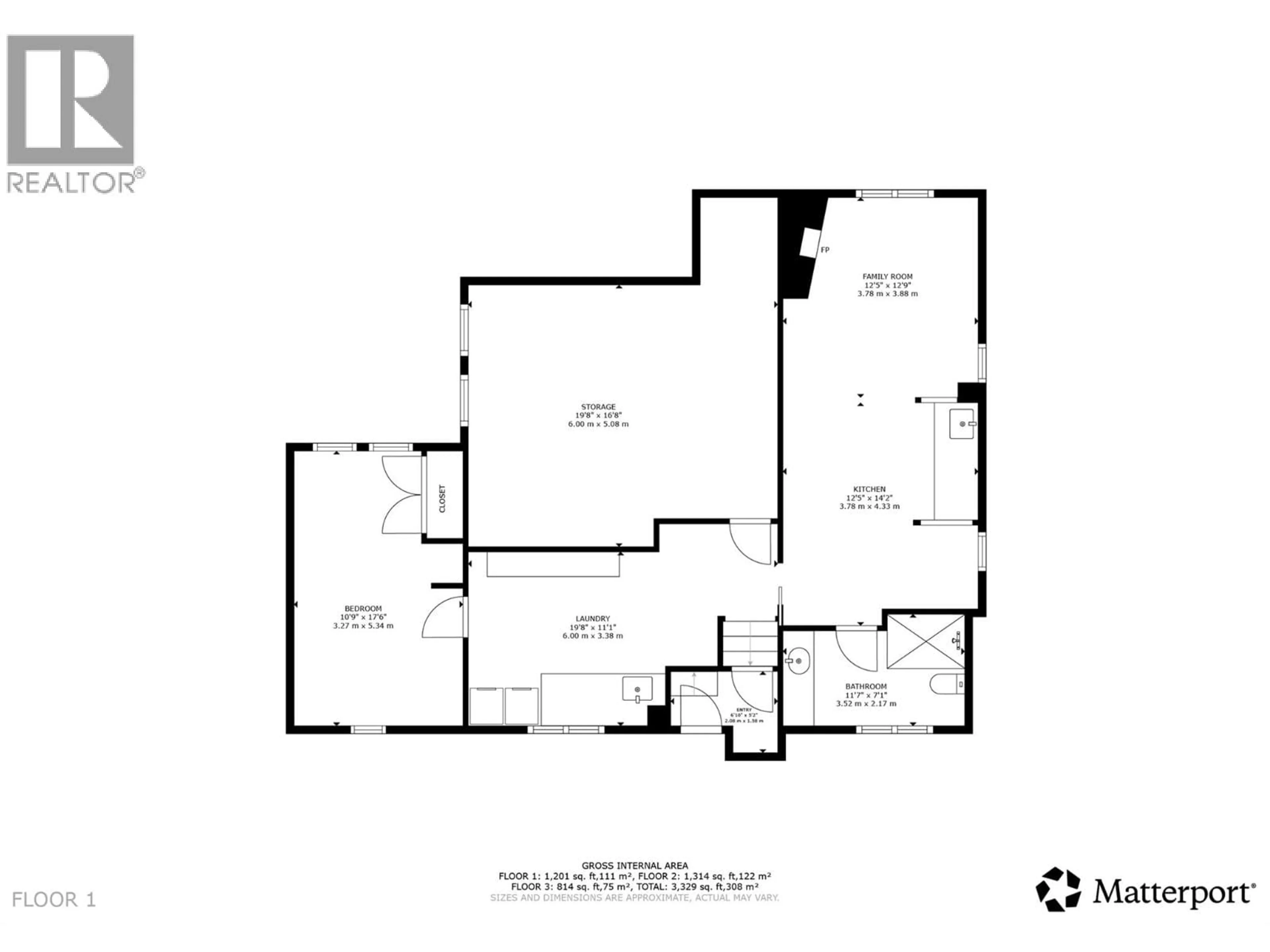 Floor plan for 2071 ABBOTT STREET, Kelowna British Columbia V1Y1C5