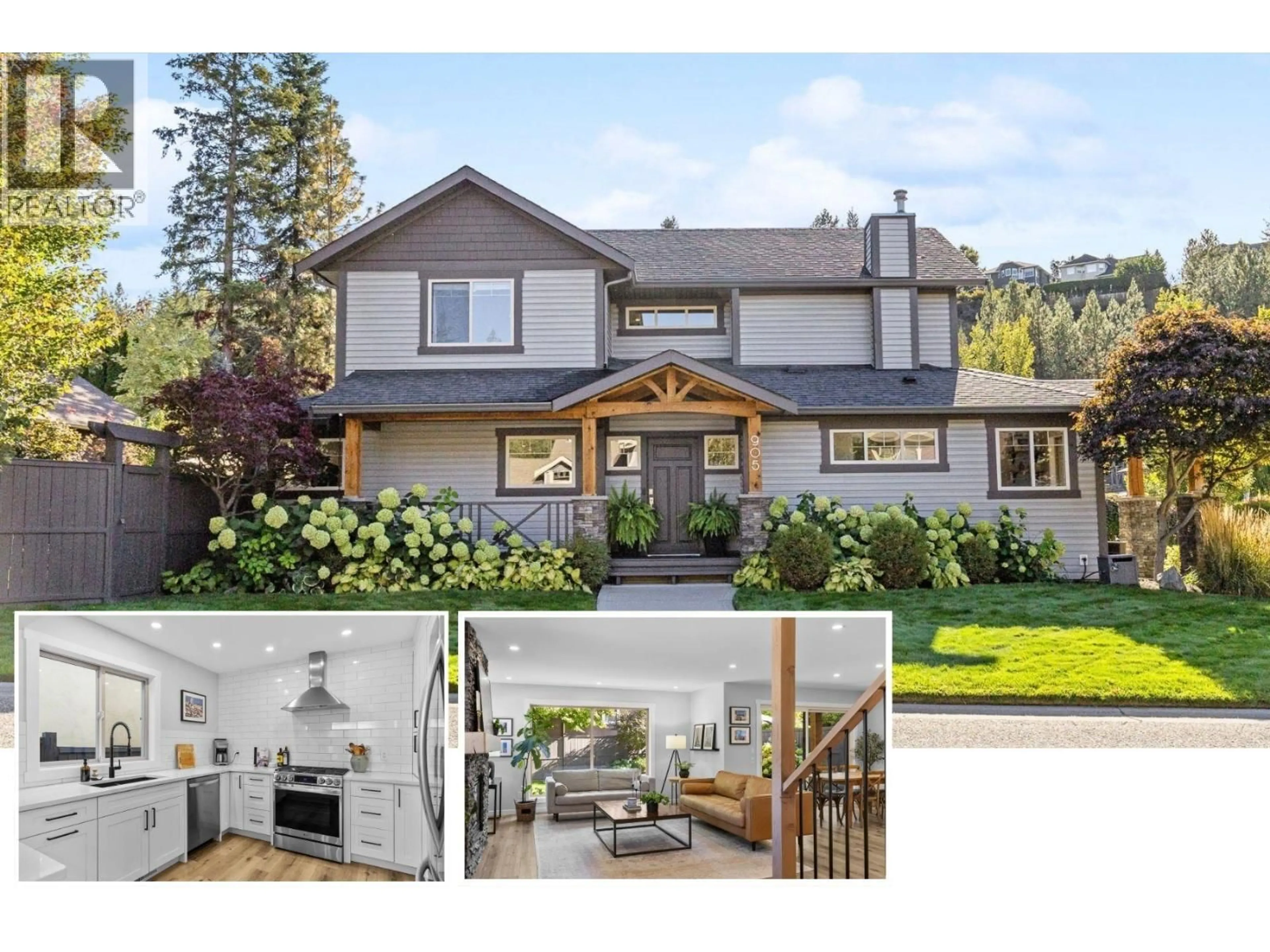 Home with vinyl exterior material, mountain view for 905 PARET CRESCENT, Kelowna British Columbia V1W4X8