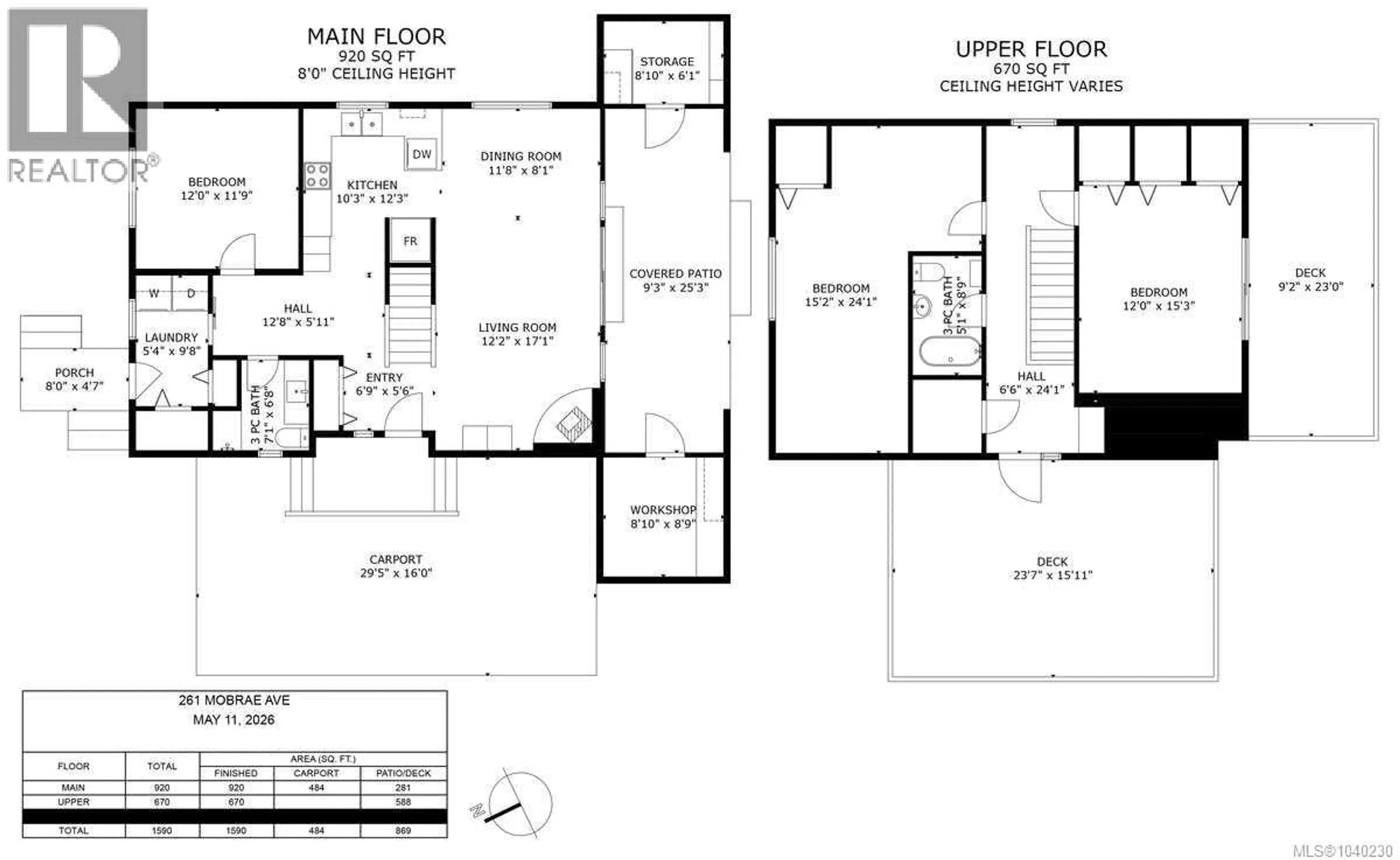 Floor plan for 261 MOBRAE AVENUE, Salt Spring British Columbia V8K1J7