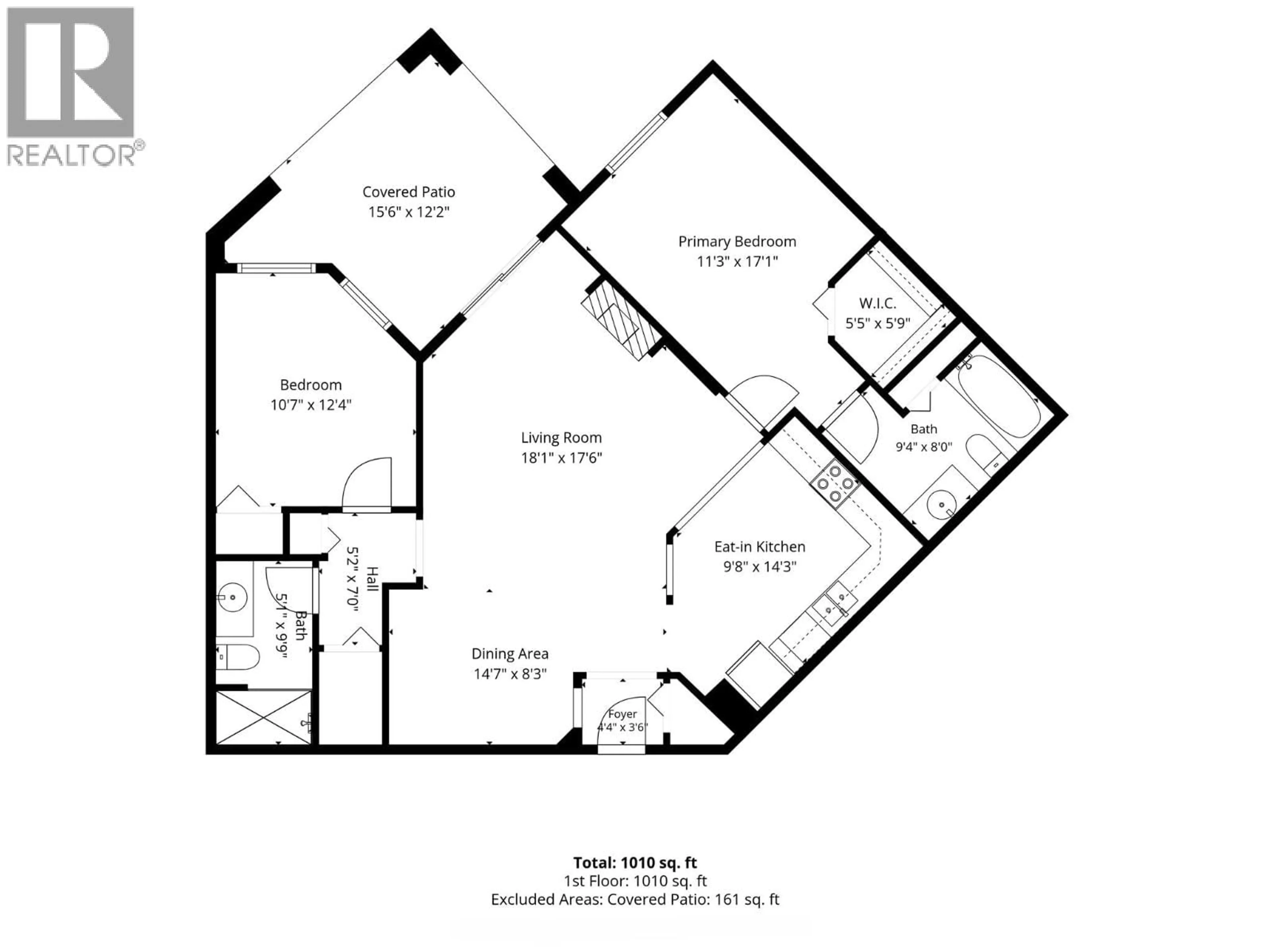 Floor plan for 114 - 3870 BROWN ROAD, West Kelowna British Columbia V4T2J5
