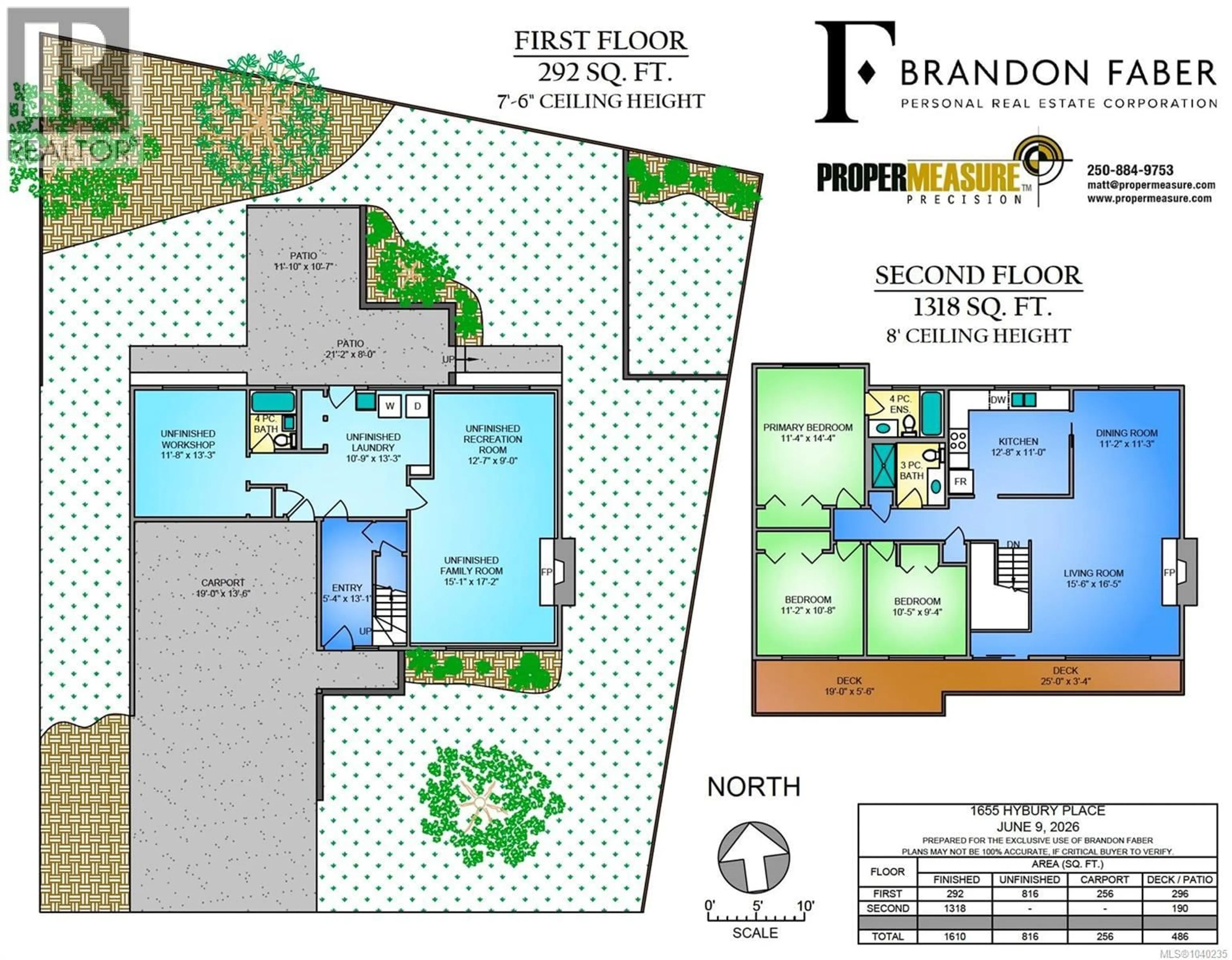 Floor plan for 1655 HYBURY PLACE, Saanich British Columbia V8N5L3