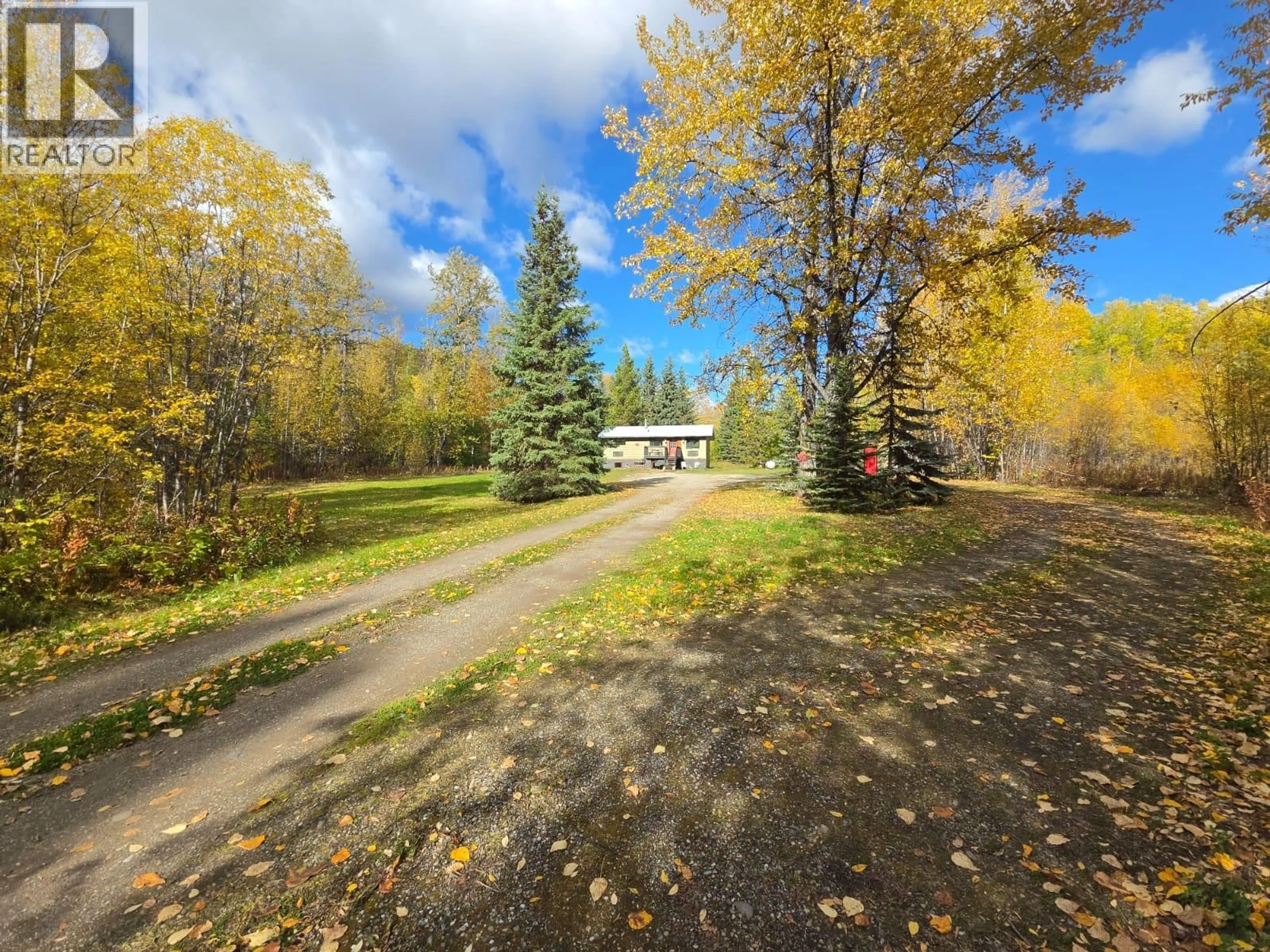 A pic from outside/outdoor area/front of a property/back of a property/a pic from drone, forest/trees view for 6082 CENTENNIAL ROAD WEST, Moberly Lake British Columbia V0C1X0