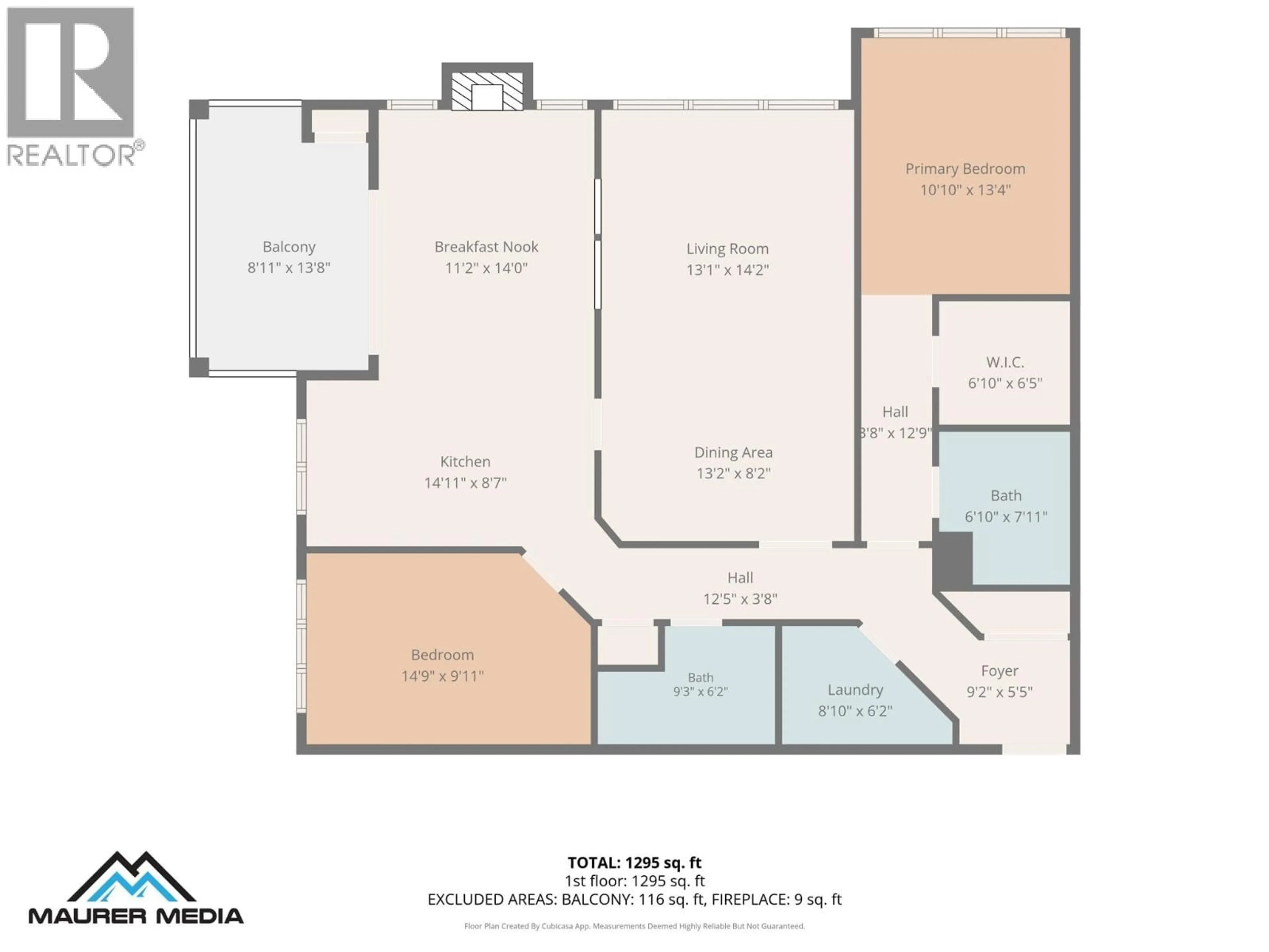 Floor plan for 201 - 3335 RICHTER STREET, Kelowna British Columbia V1W3Y1