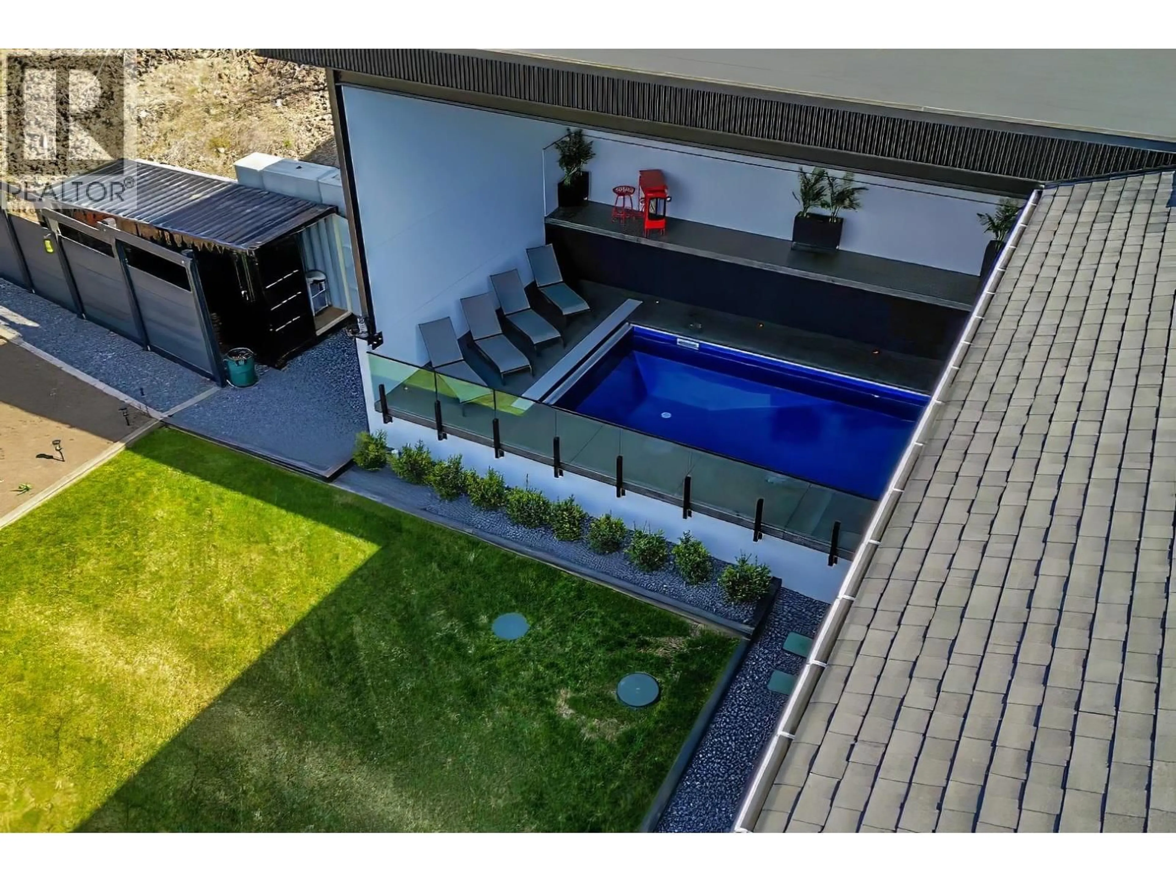 A pic from outside/outdoor area/front of a property/back of a property/a pic from drone, street for 2875 SHAYLER ROAD, Kelowna British Columbia V1V2R1