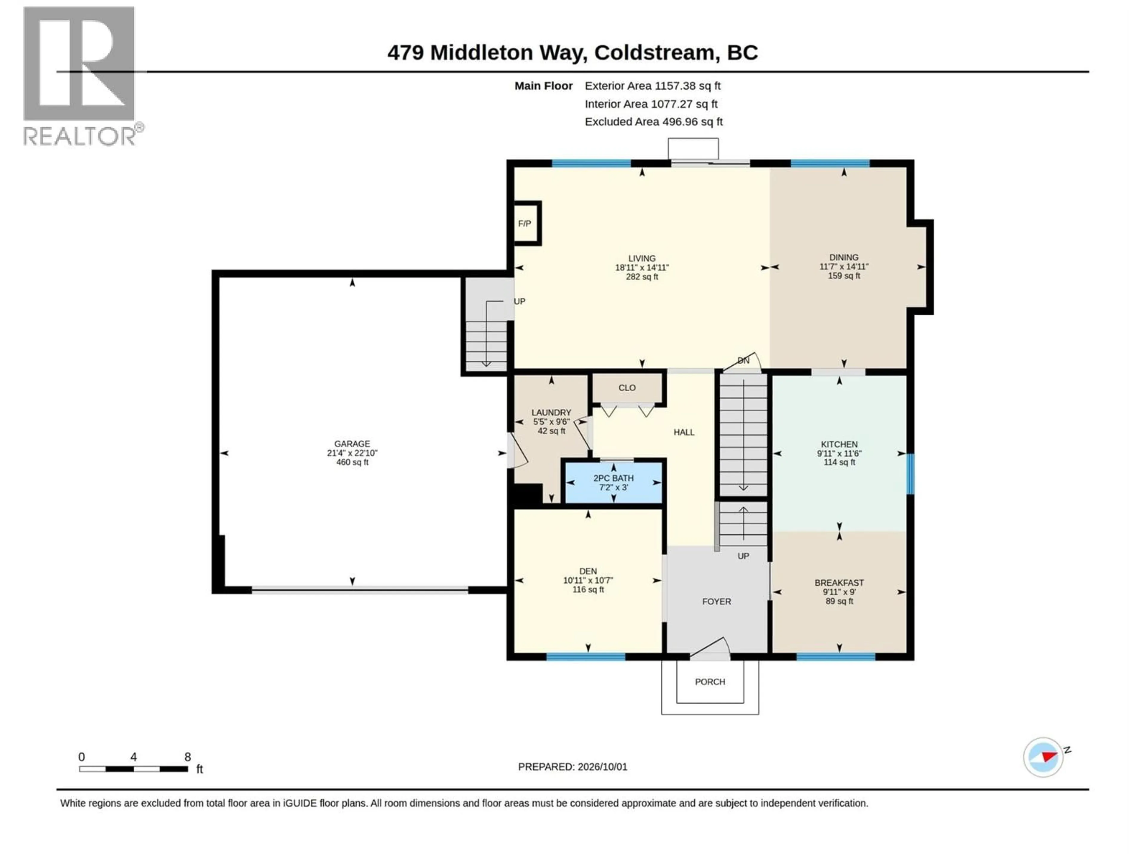Floor plan for 479 MIDDLETON WAY OTHER, Coldstream British Columbia V1B3Z7
