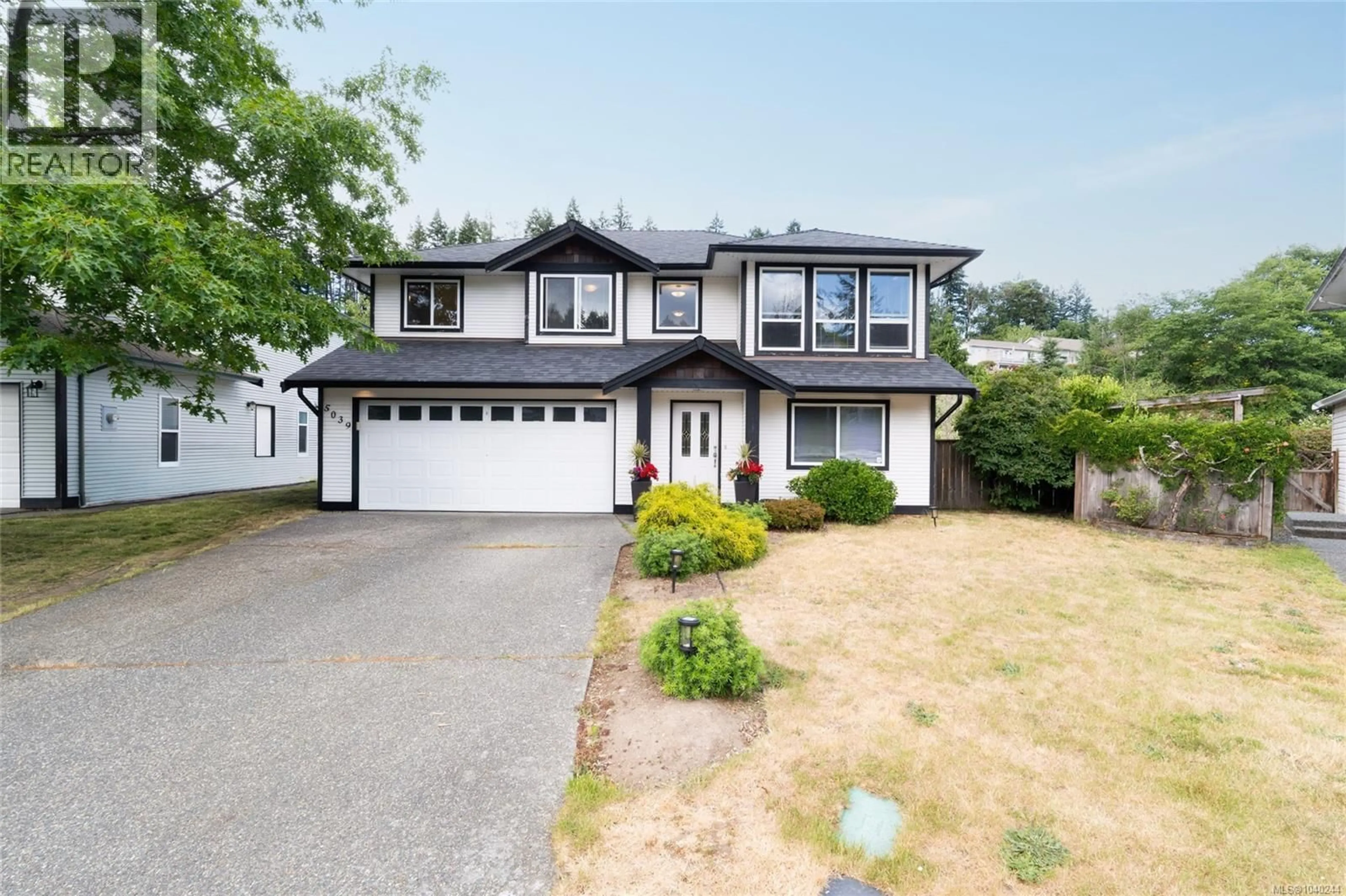 Home with vinyl exterior material, street for 5039 BULLRUSH PLACE, Nanaimo British Columbia V9T6K7