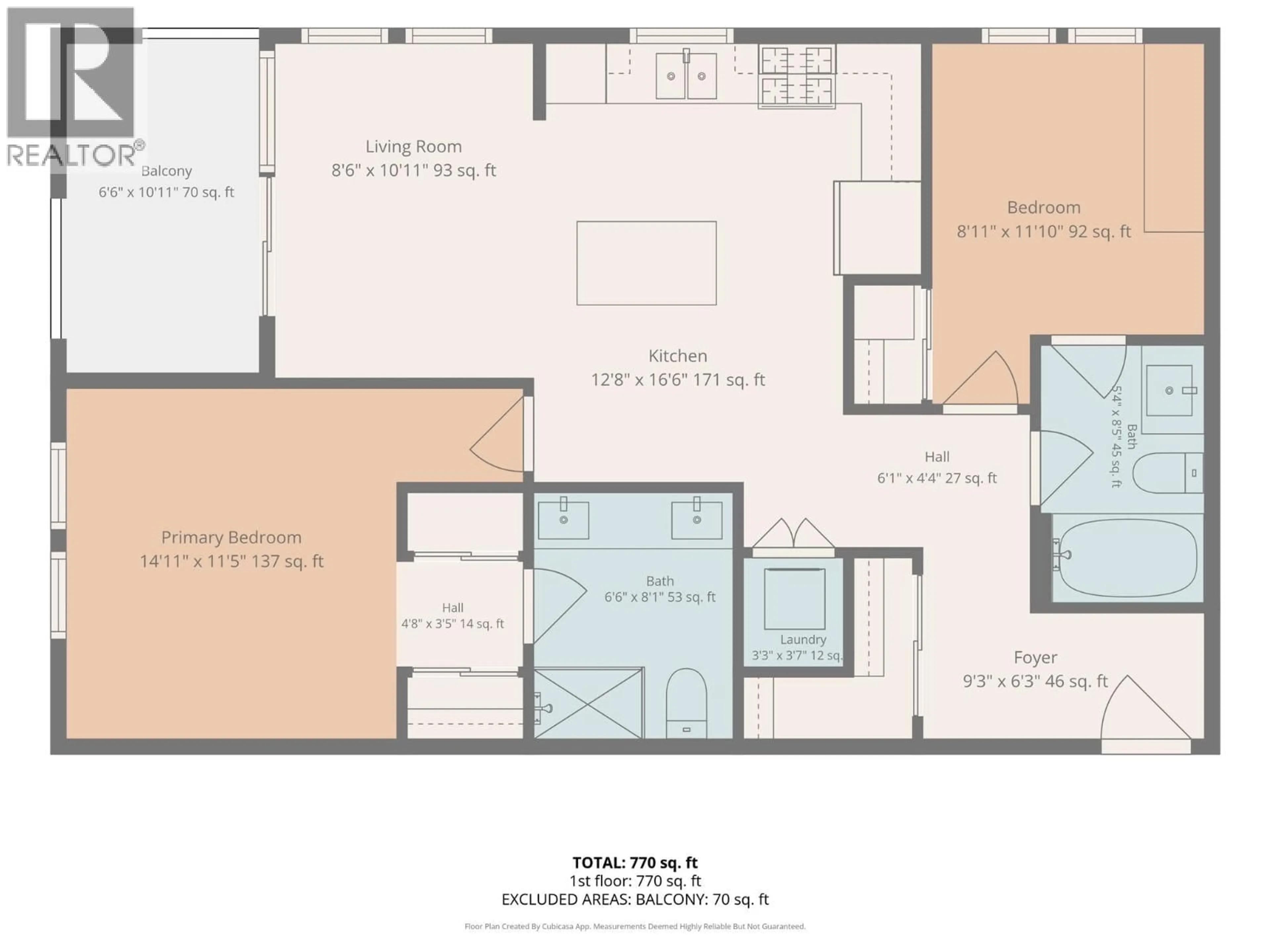 Floor plan for PH 18 - 1770 RICHTER STREET, Kelowna British Columbia V1Y0E6