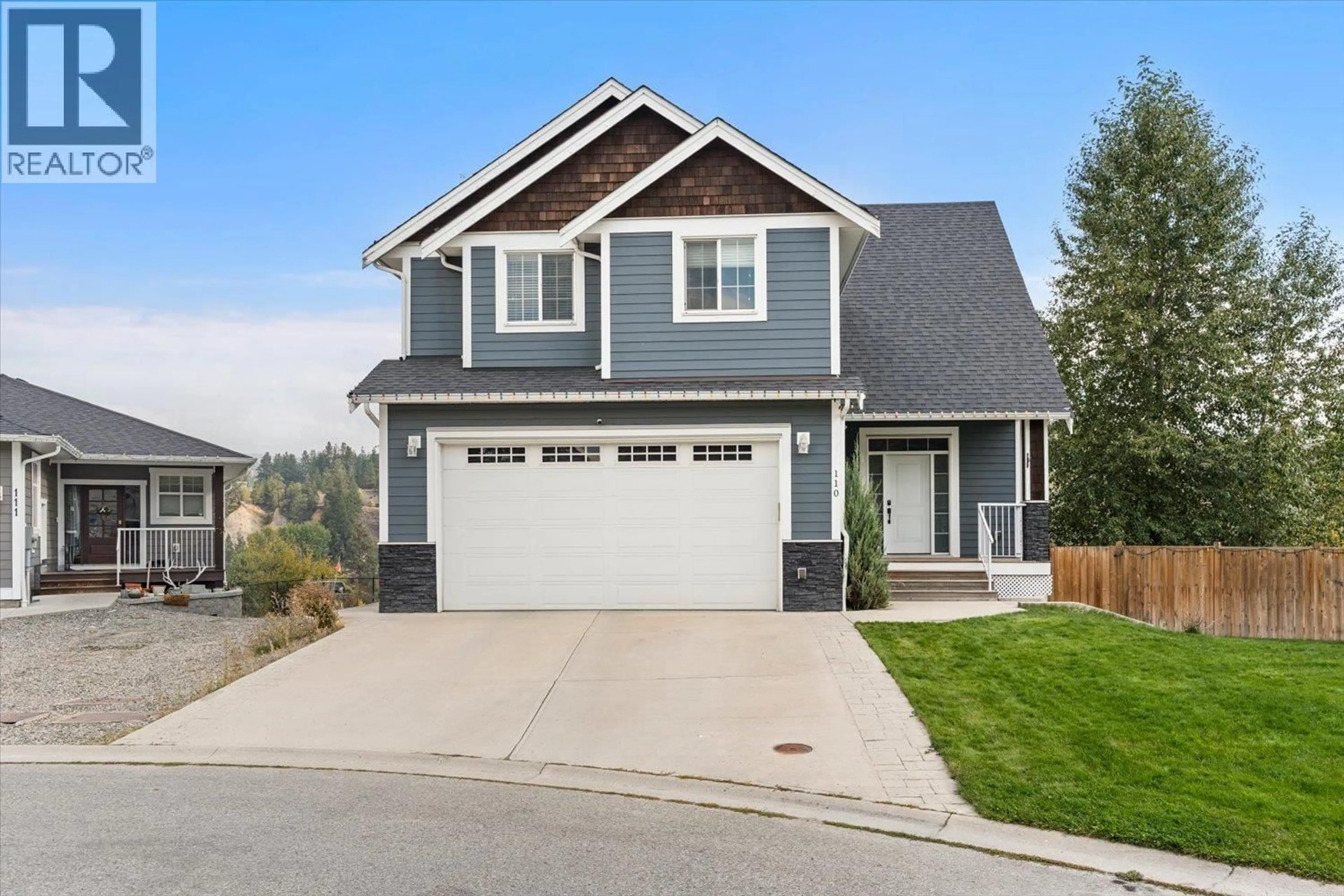 Home with vinyl exterior material, street for 110 COPPERHEAD ROAD, Princeton British Columbia V0X1W0