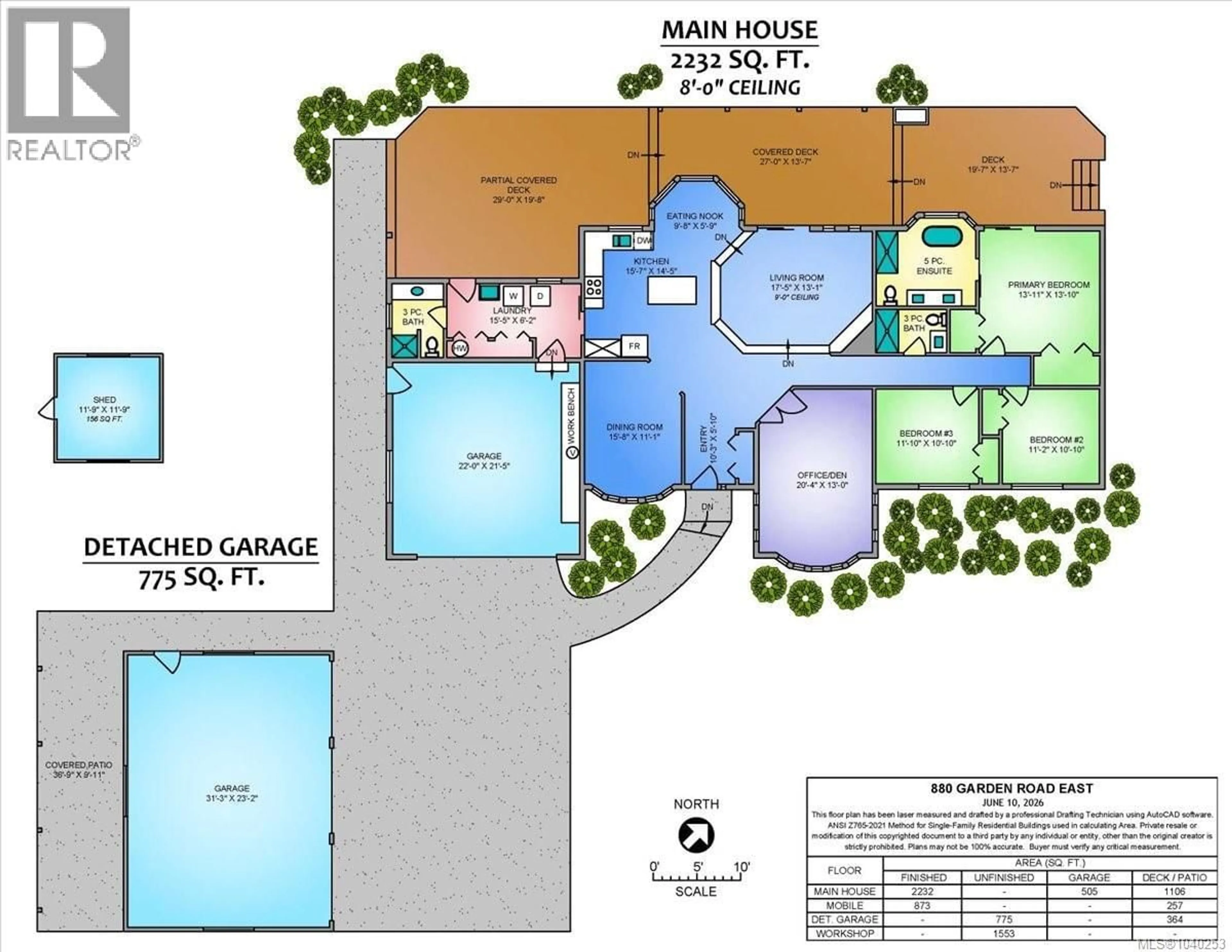 Floor plan for 880 GARDEN ROAD EAST, Qualicum Beach British Columbia V9K1N2