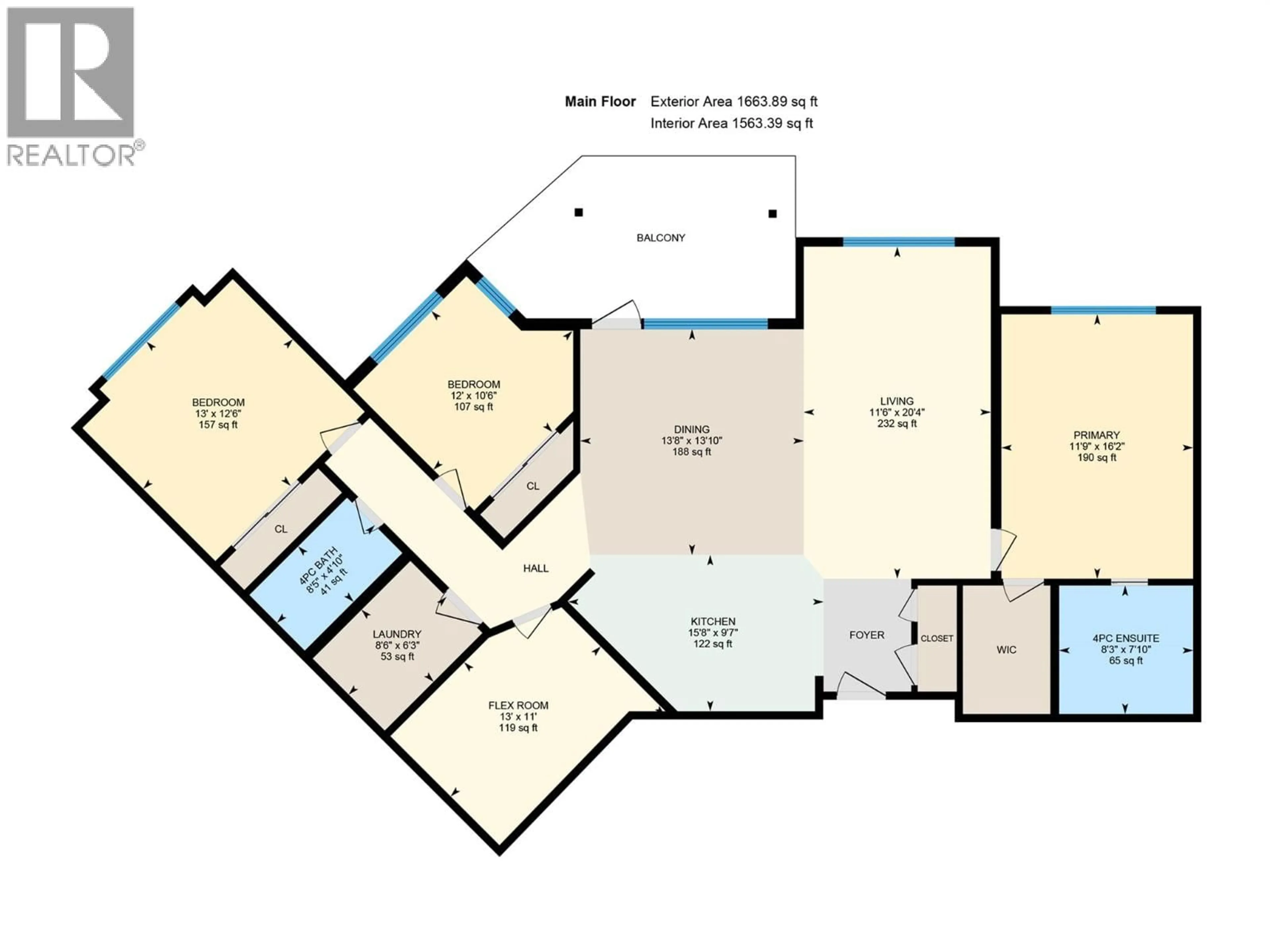 Floor plan for 317 - 580 SARSONS ROAD, Kelowna British Columbia V1W5H5