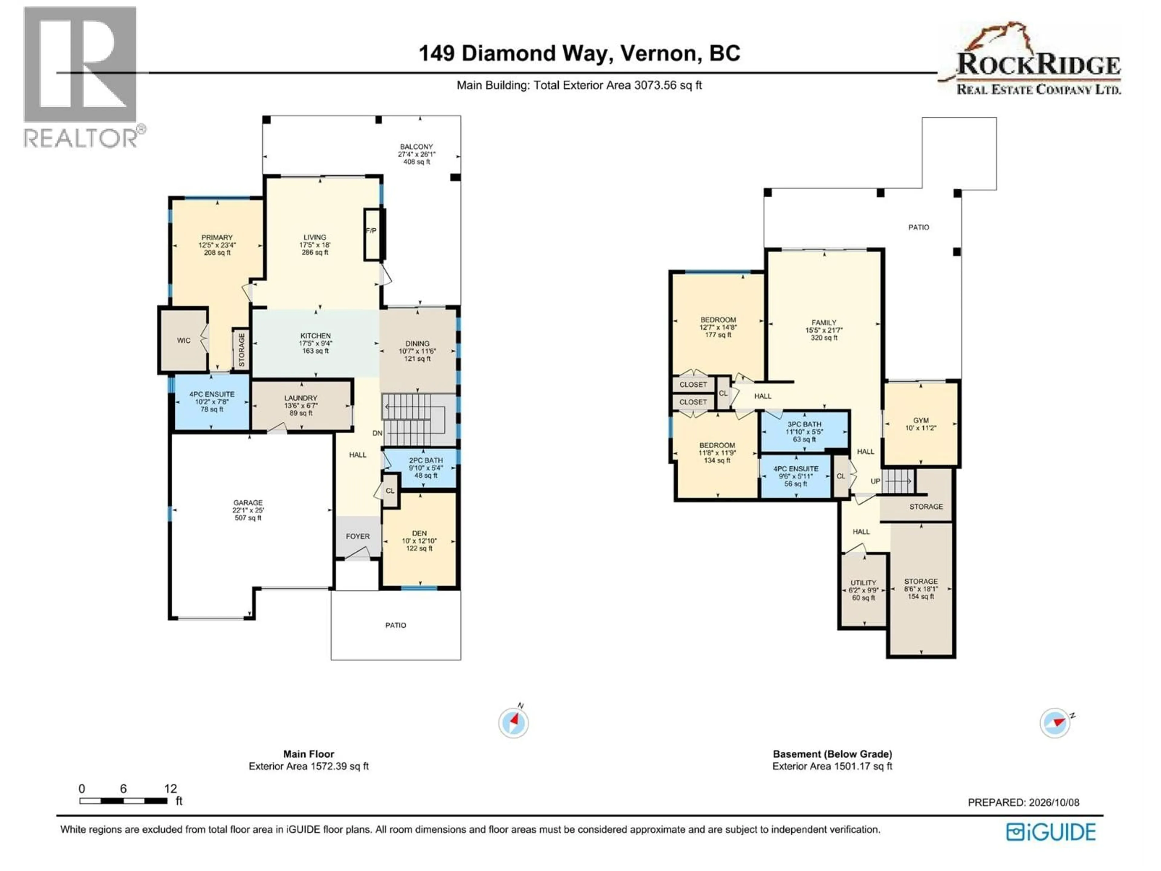 Floor plan for 149 DIAMOND WAY, Vernon British Columbia V1H0A2