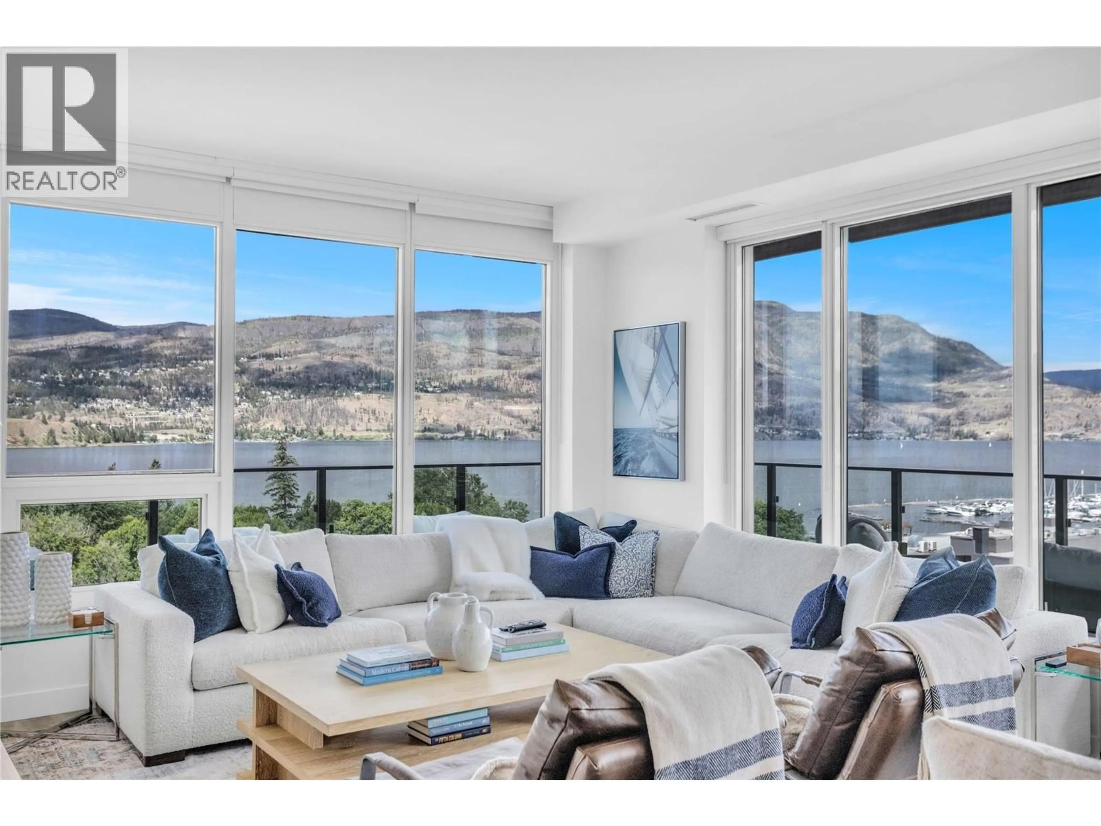 Living room with furniture, unknown for 808 - 238 LEON AVENUE, Kelowna British Columbia V1Y0N6