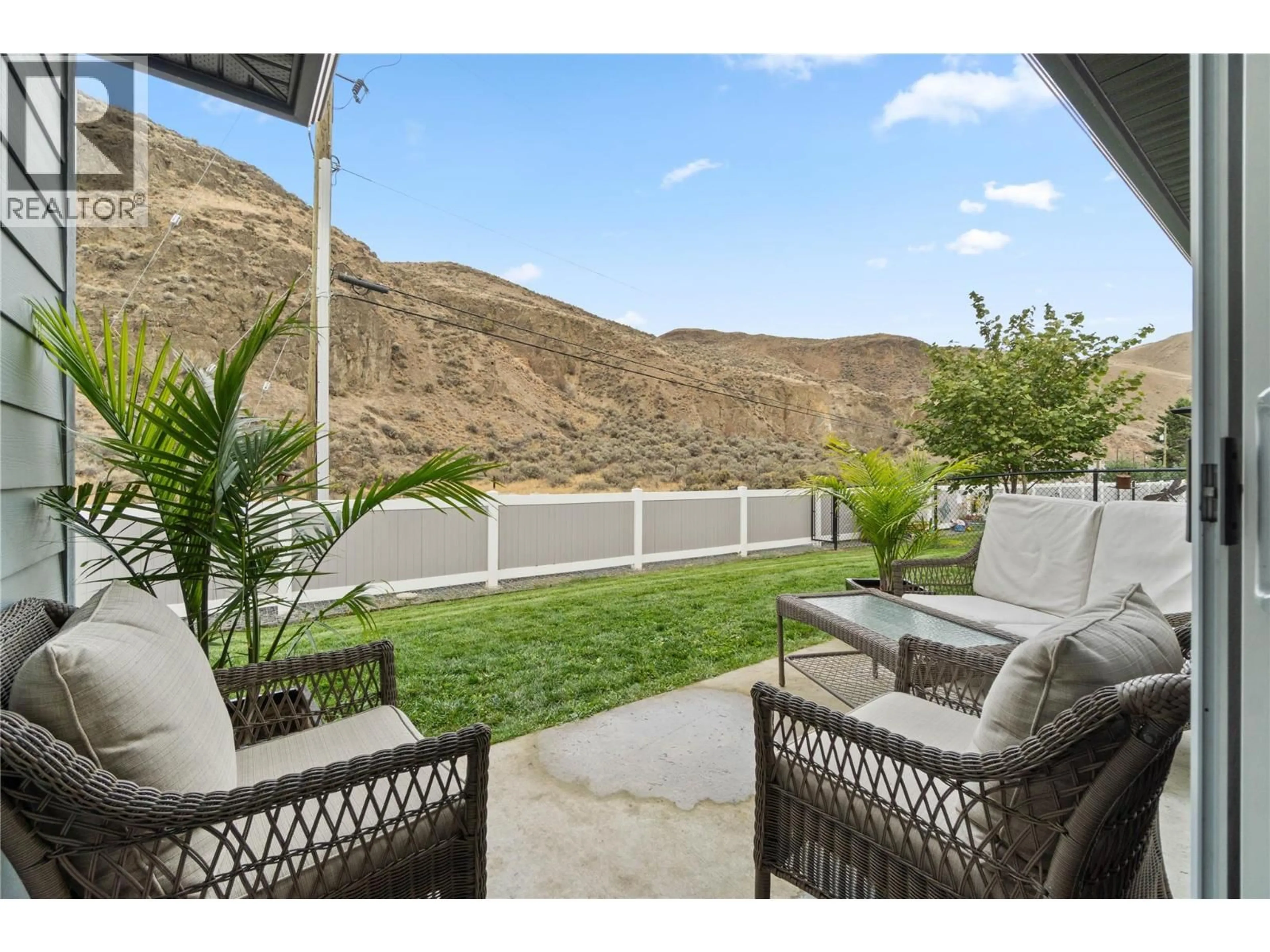 Patio, mountain view for 148 - 2683 ORD ROAD, Kamloops British Columbia V2B7V7