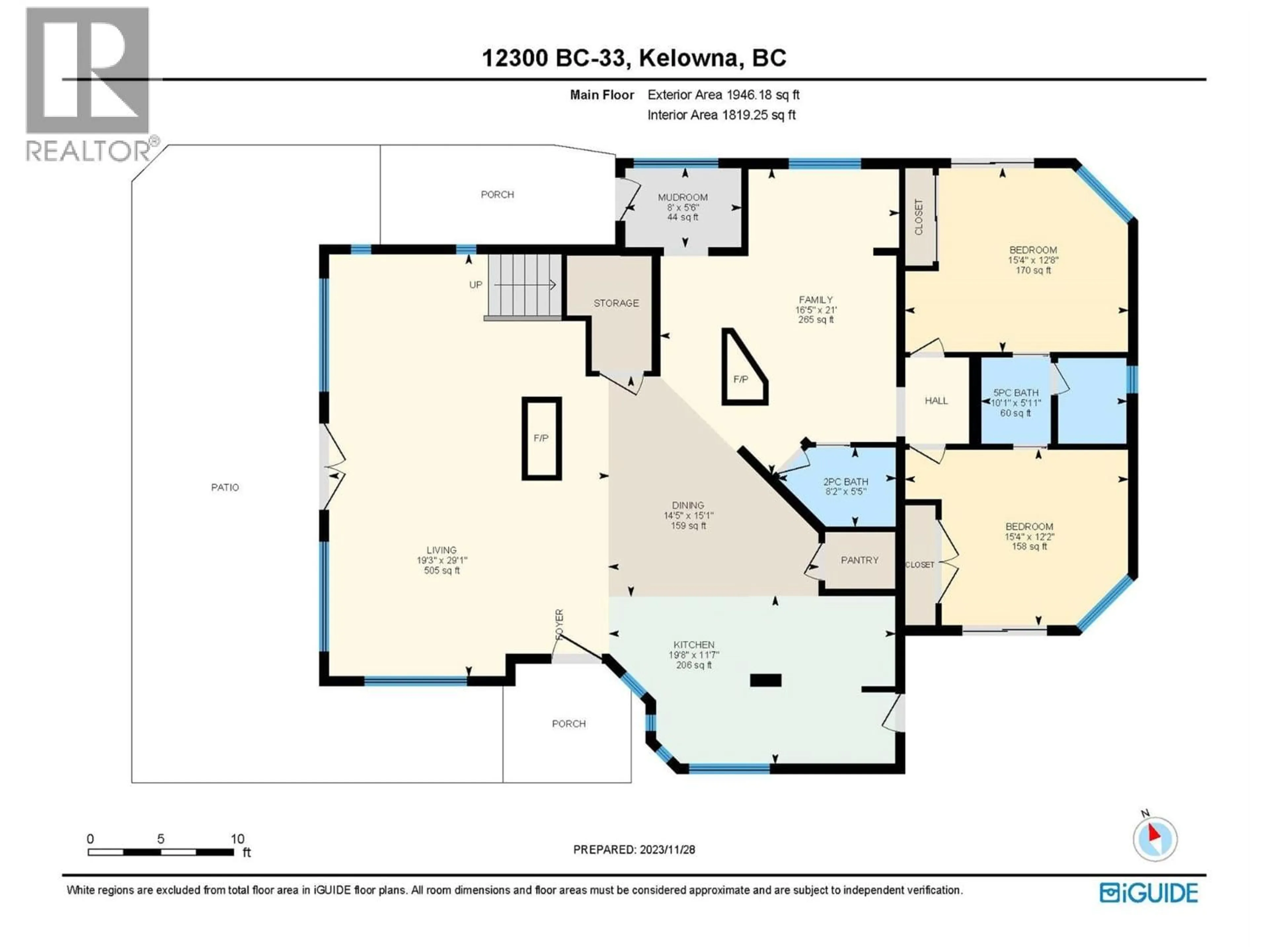 Floor plan for 12300 HIGHWAY 33 E HIGHWAY EAST, Kelowna British Columbia V1P1K4