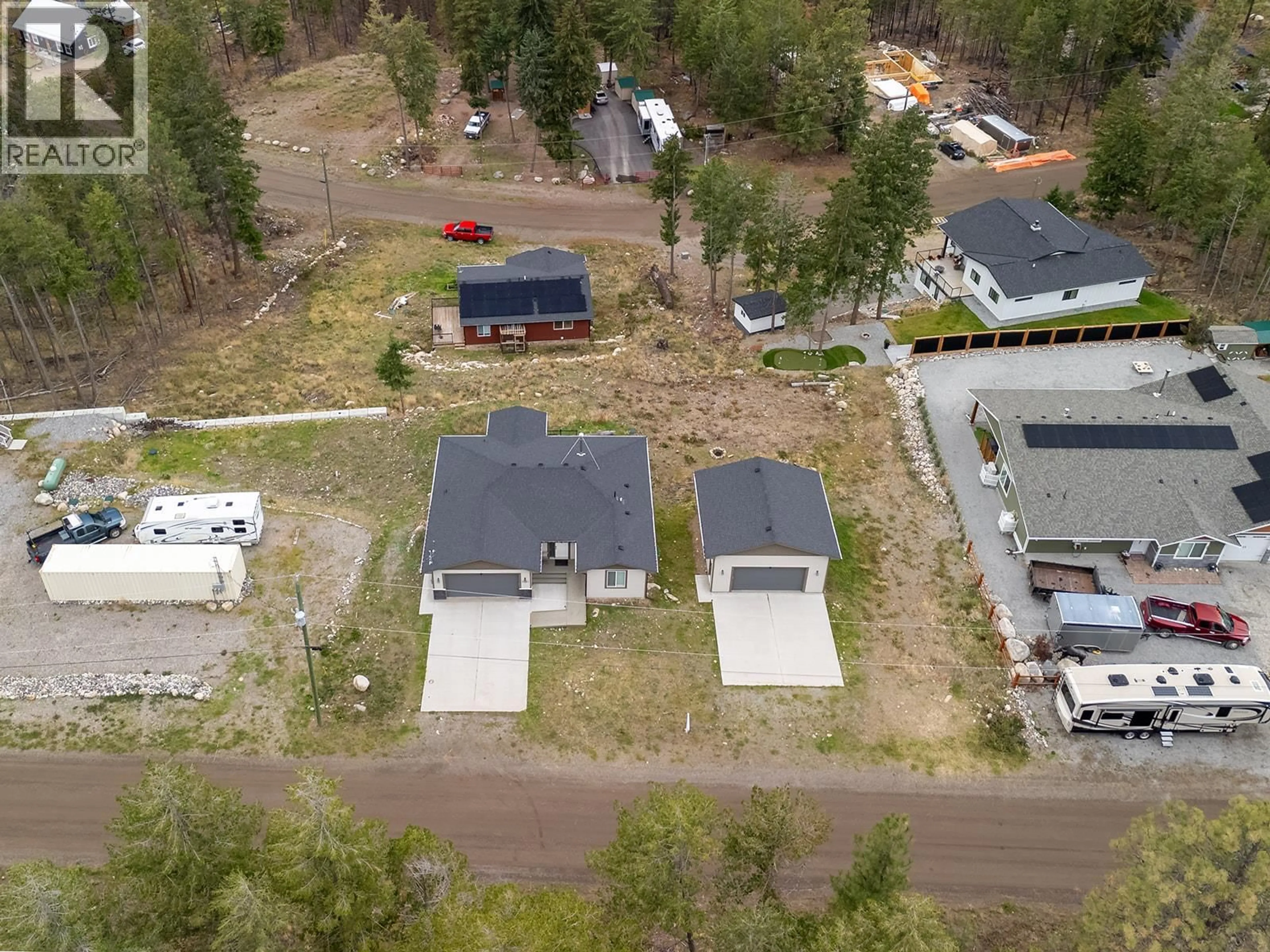 A pic from outside/outdoor area/front of a property/back of a property/a pic from drone, unknown for 7151 DUNWATERS ROAD, Kelowna British Columbia V1Z3W5