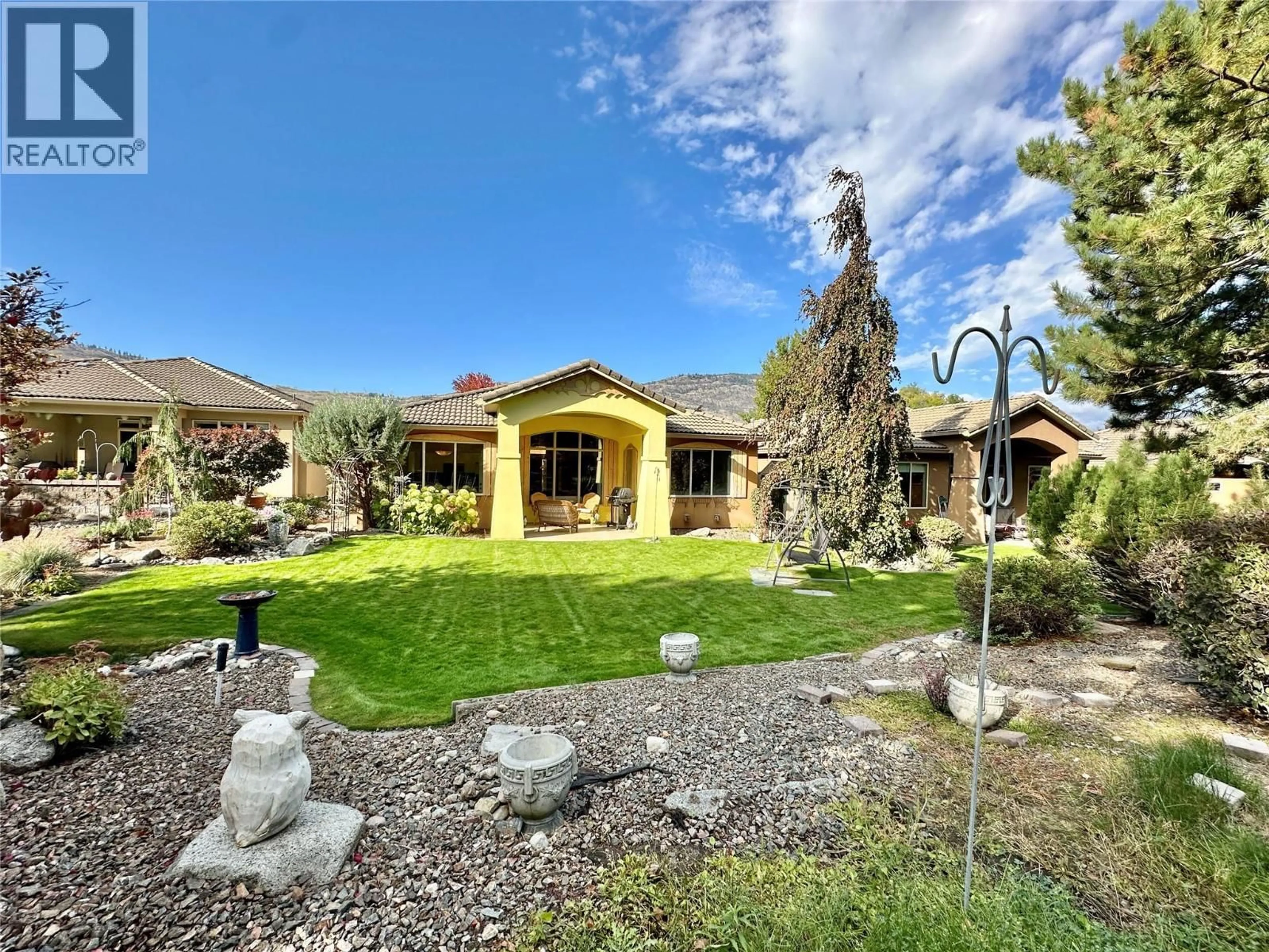 A pic from outside/outdoor area/front of a property/back of a property/a pic from drone, unknown for 13 WILDFLOWER COURT, Osoyoos British Columbia V0H1V0