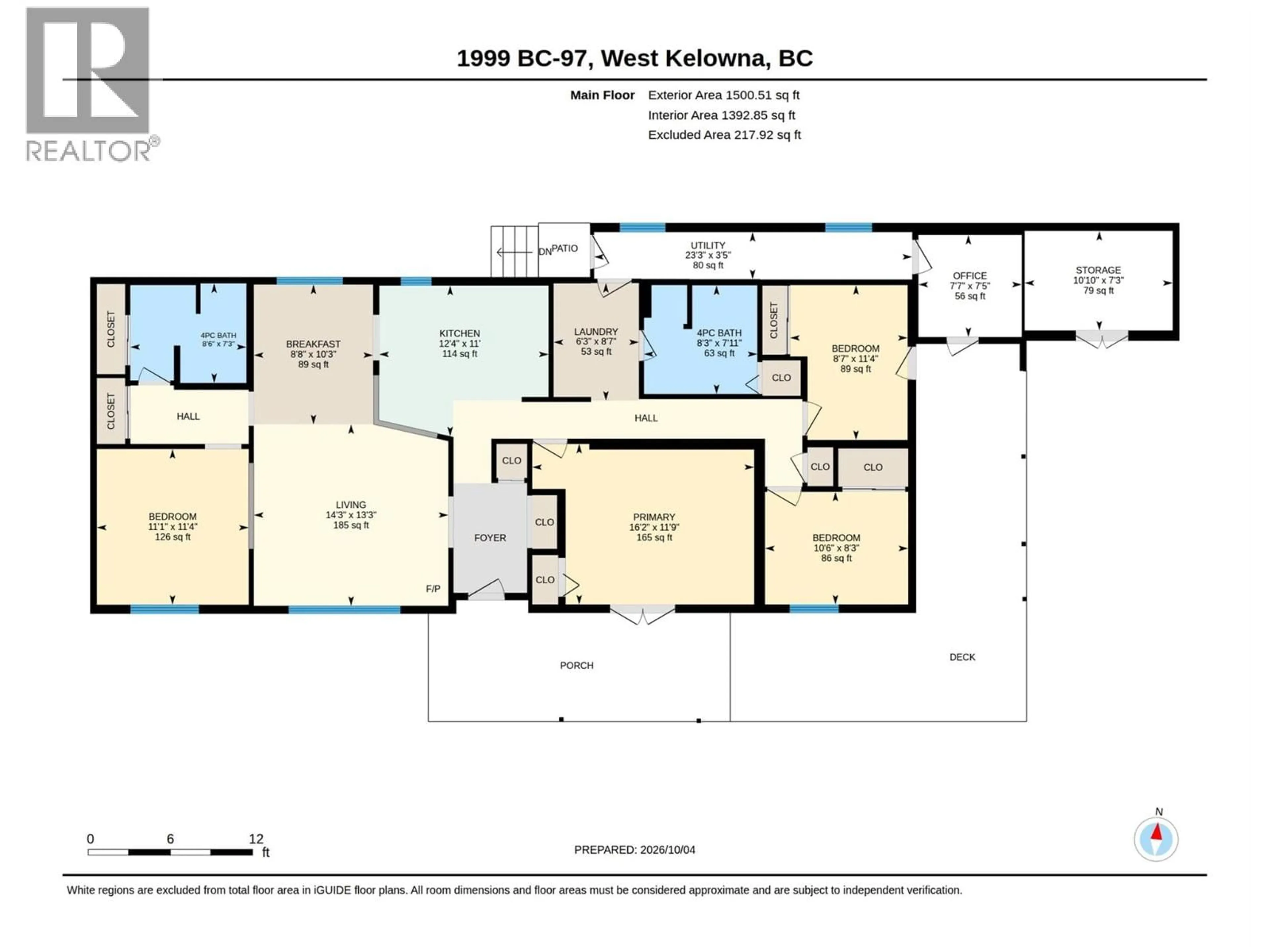Floor plan for 201 - 1999 HWY 97 HIGHWAY, West Kelowna British Columbia V1Z1B2