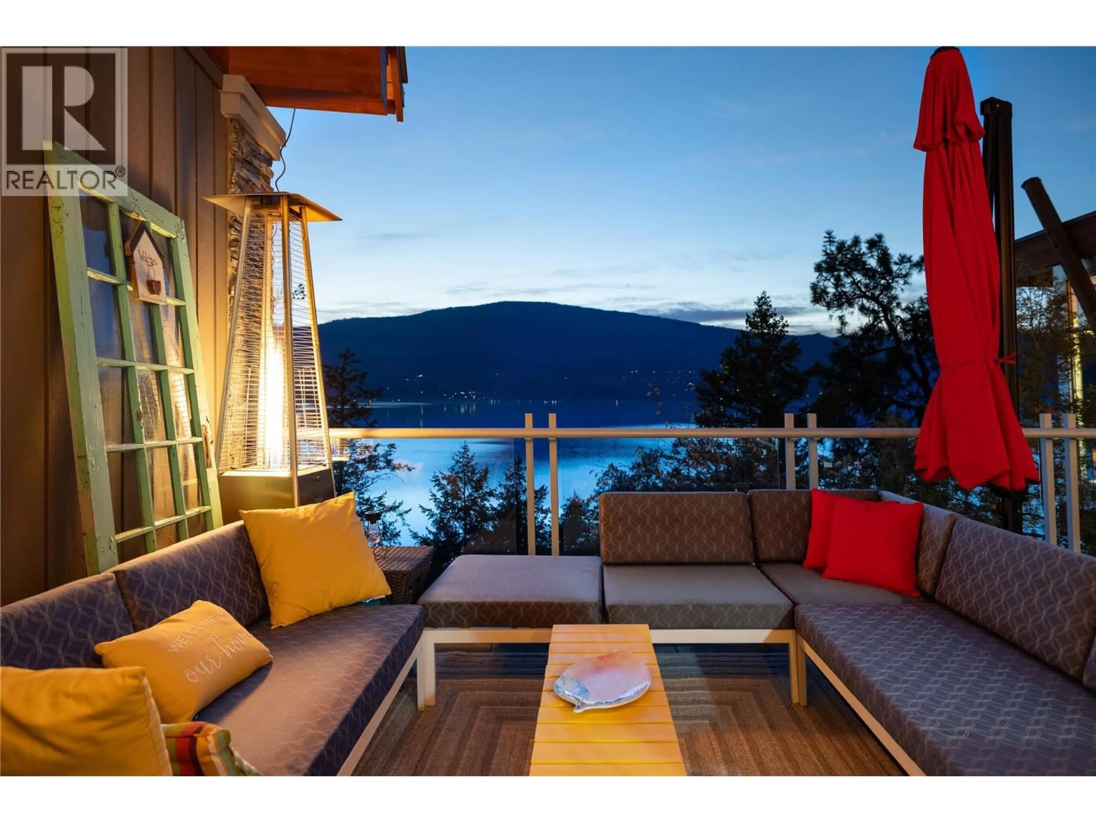 Patio, water/lake/river/ocean view for 144 - 9845 EASTSIDE ROAD, Vernon British Columbia V1H1Z2