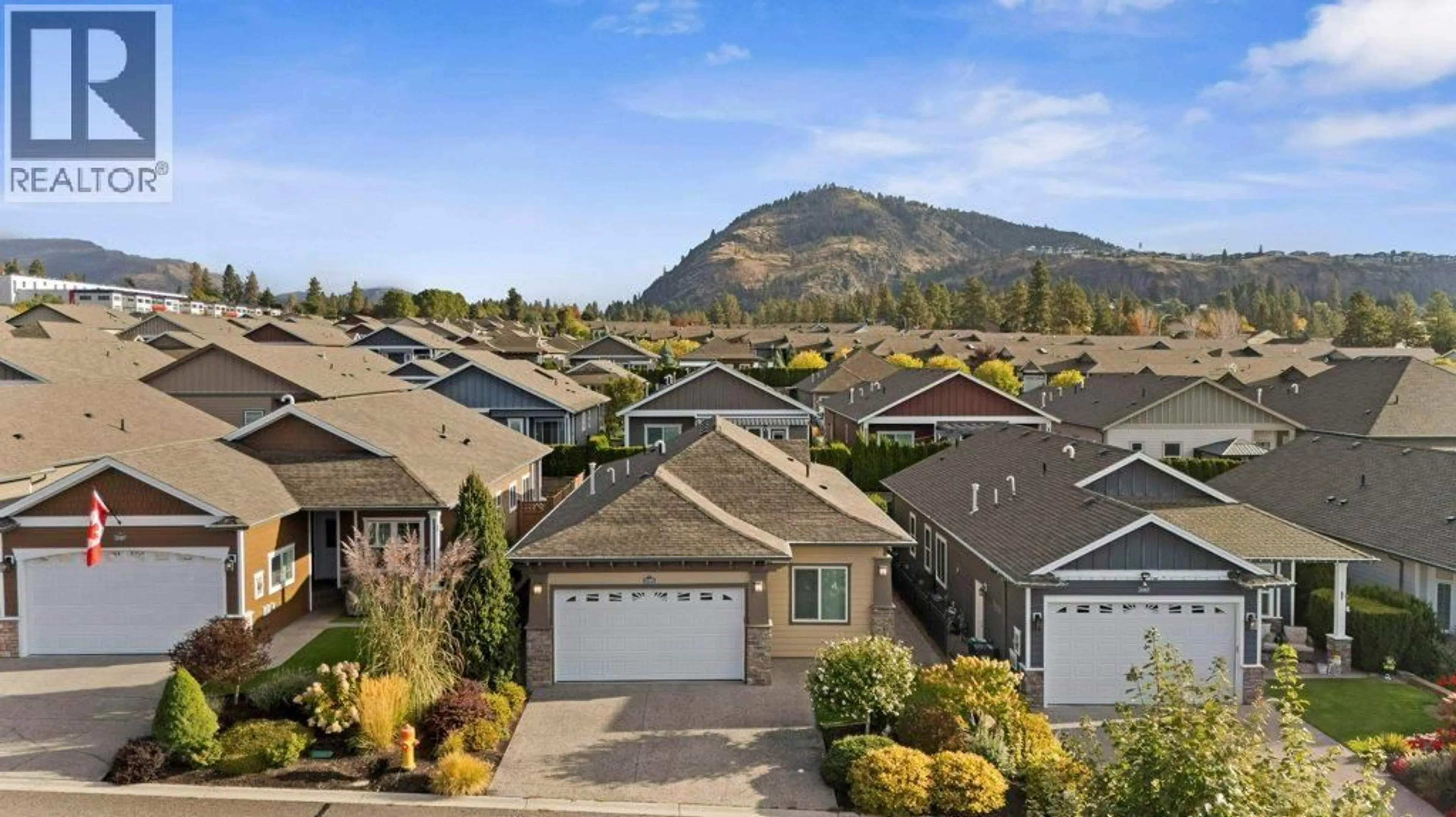 A pic from outside/outdoor area/front of a property/back of a property/a pic from drone, mountain view for 2085 CLOVER DRIVE, Westbank British Columbia V4T3A5