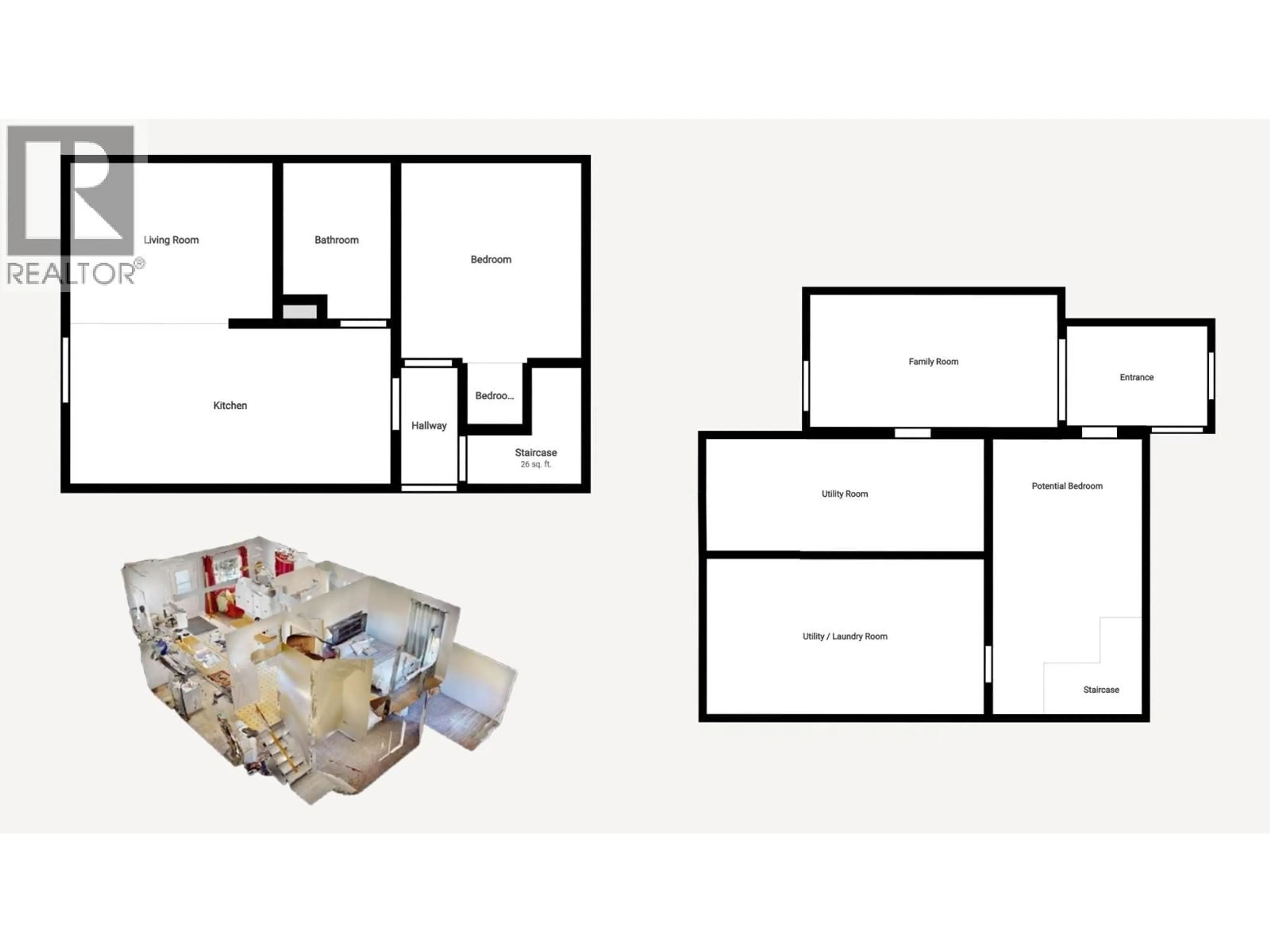 Floor plan for 521 TURNER STREET, Warfield British Columbia V1R2P6