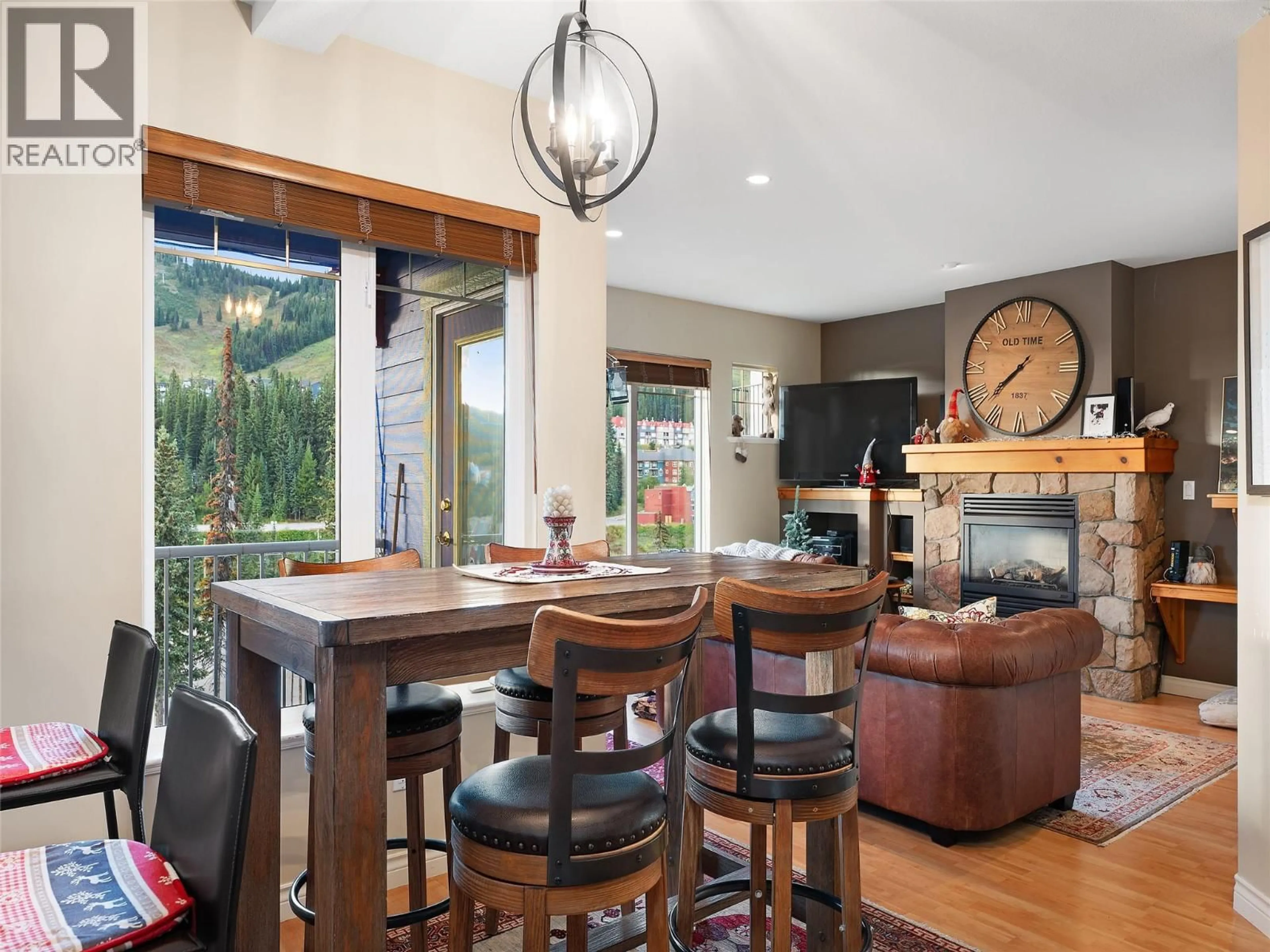 Open concept kitchen, wood/laminate floor for 2 - 415 SILVER QUEEN ROAD, Silver Star British Columbia V1B3M1