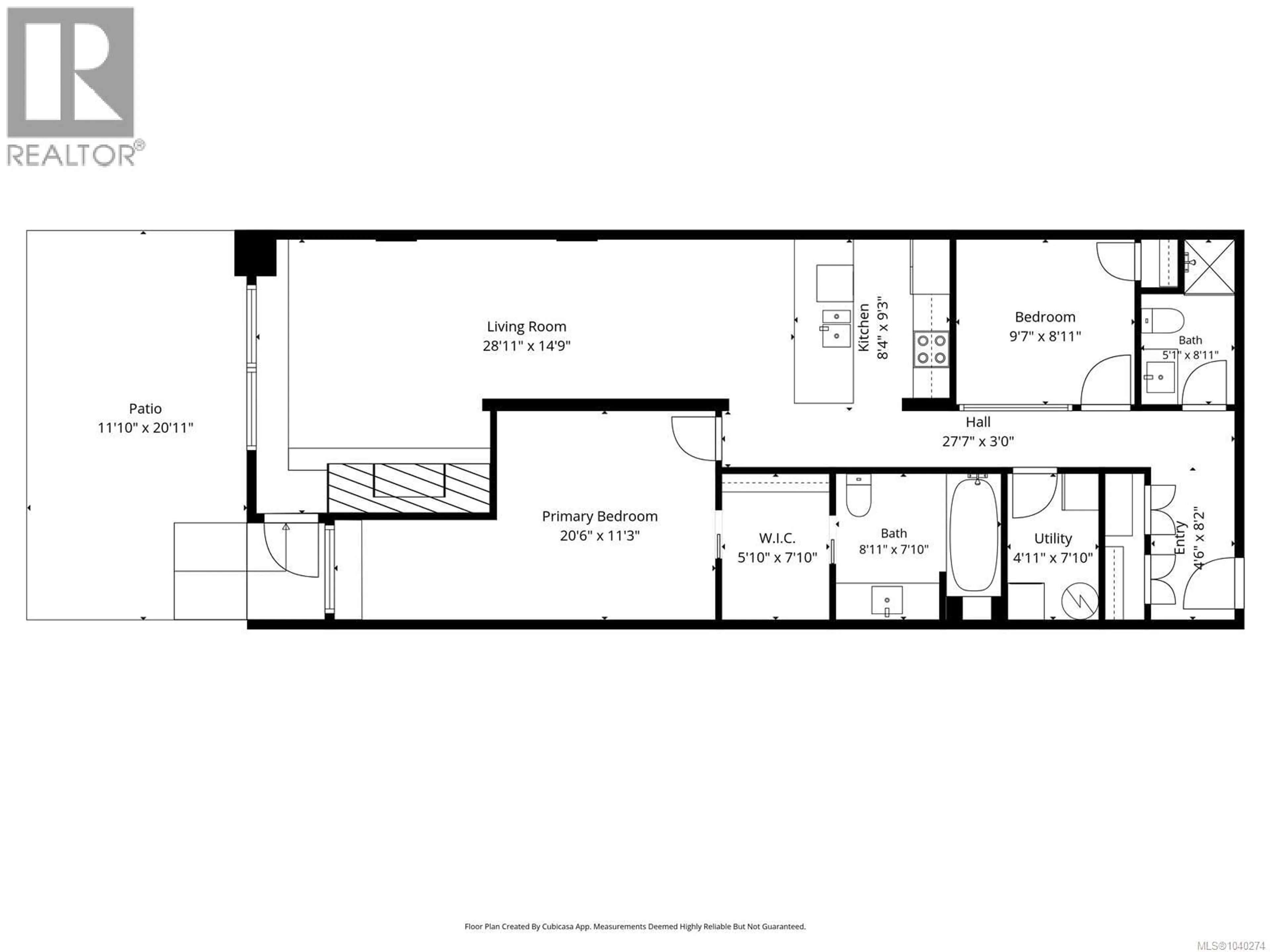 Floor plan for 106 - 368 MAIN STREET, Tofino British Columbia V0R2Z0