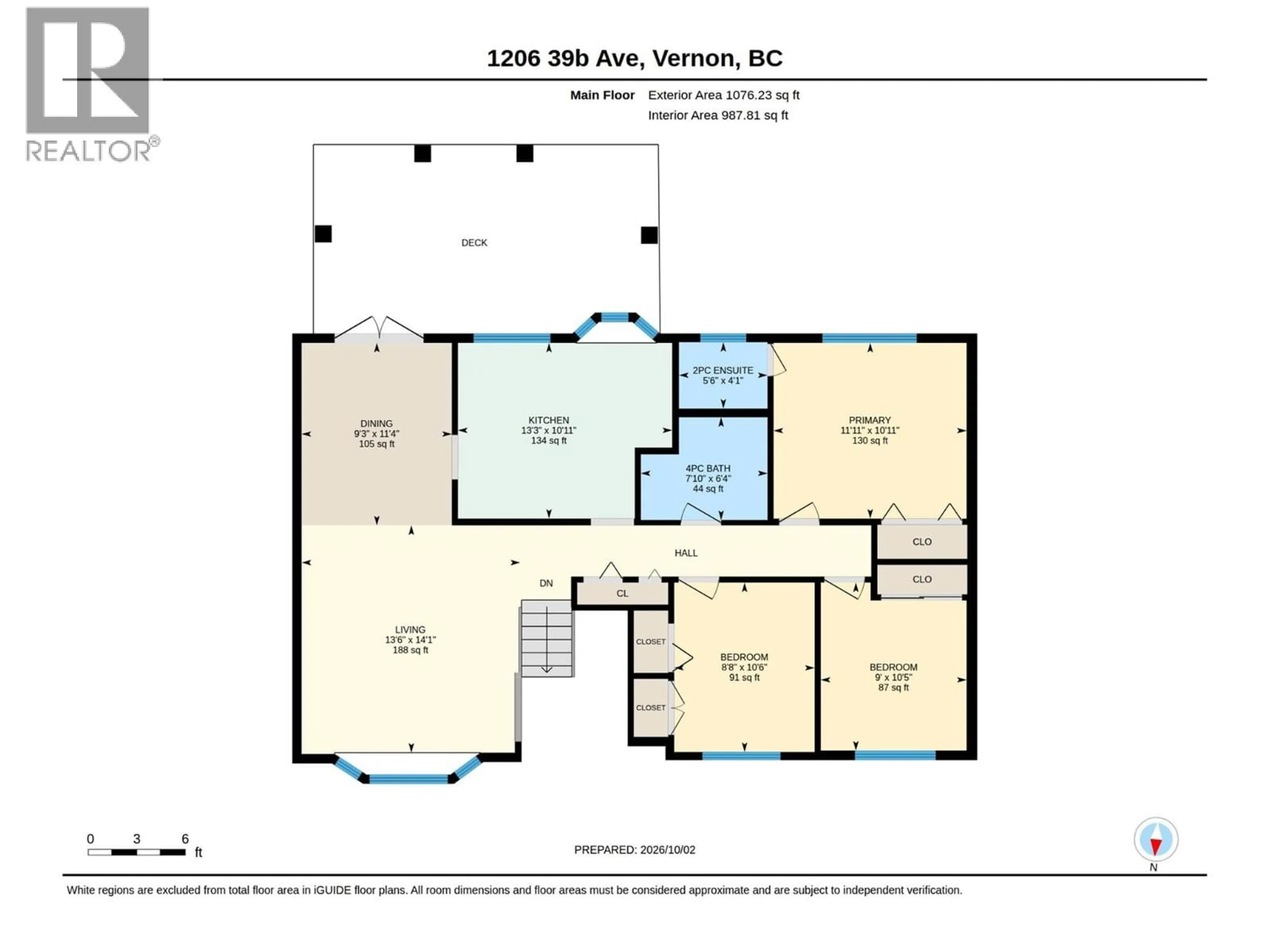 Floor plan for 1206 39B AVENUE, Vernon British Columbia V1T7K4