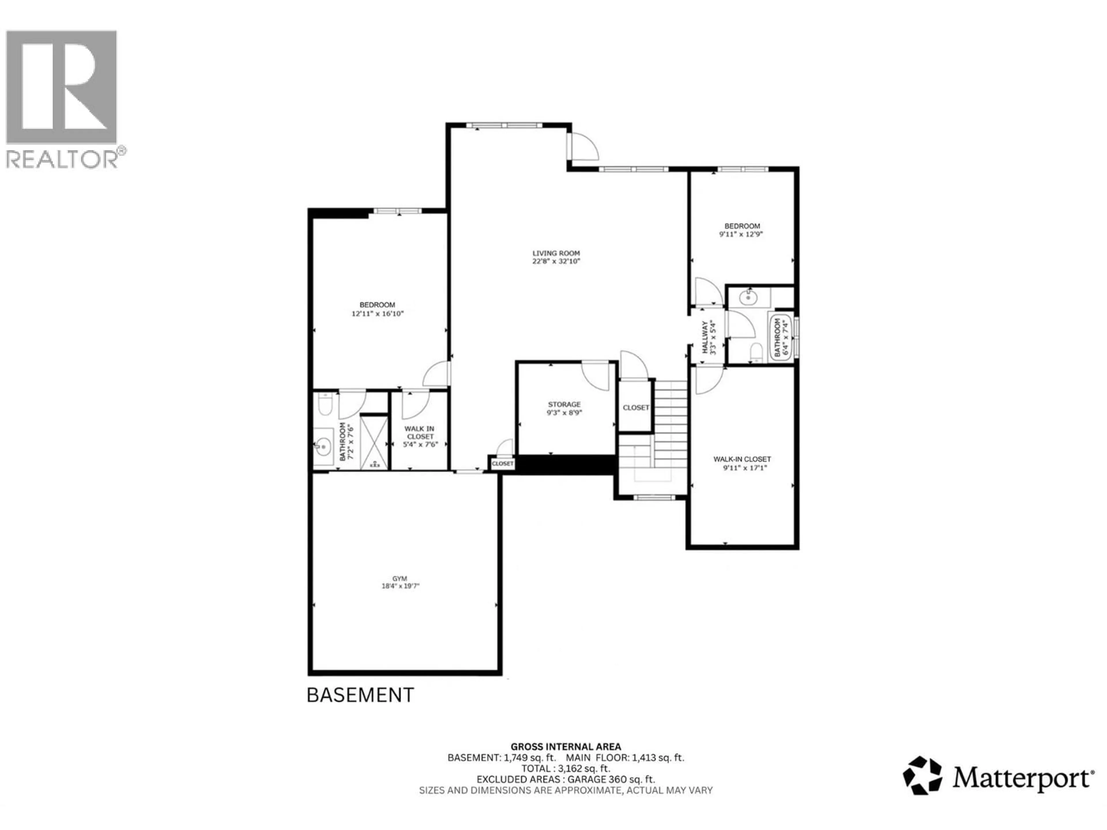 Floor plan for 964 MT IDA DRIVE, Vernon British Columbia V1B4C3