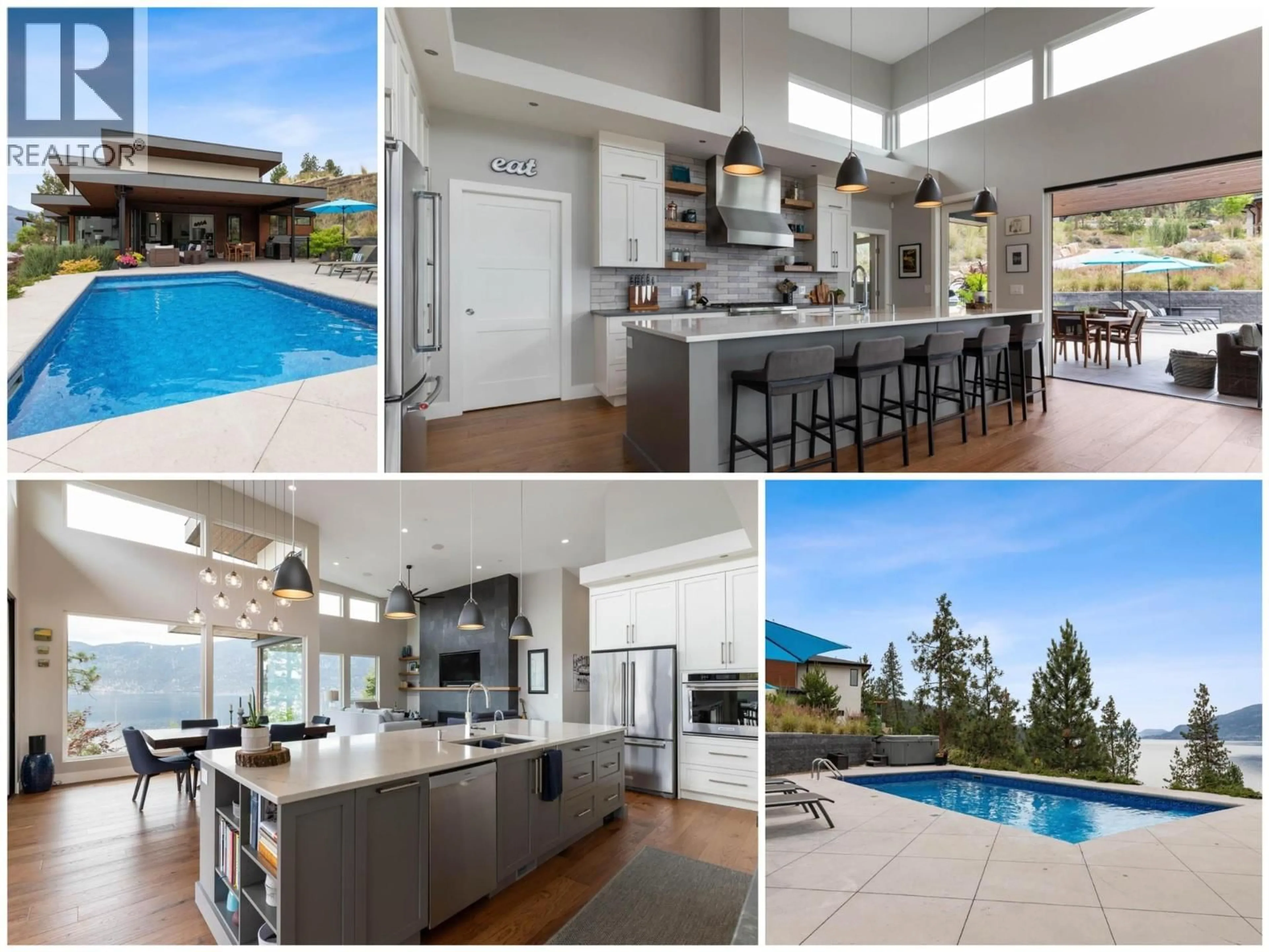 Open concept kitchen, ceramic/tile floor for 1740 GRANITE ROAD, Lake Country British Columbia V4V1M9