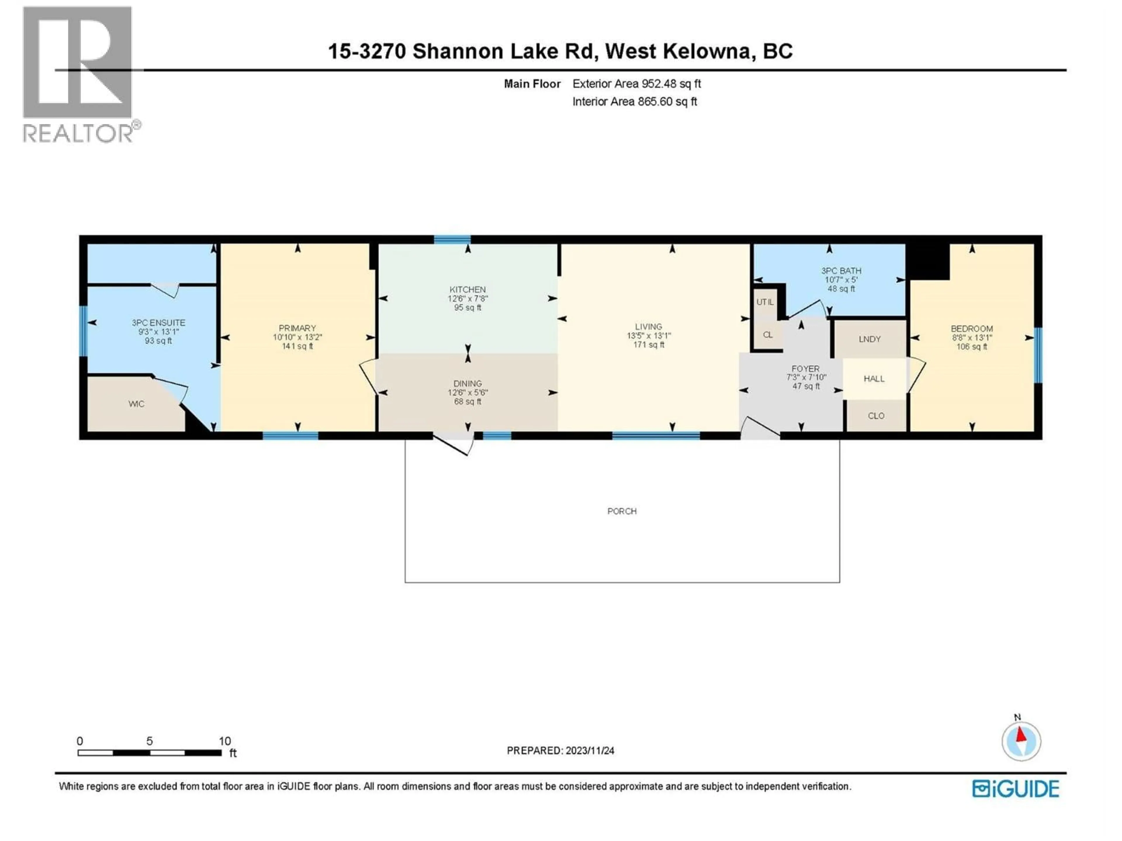 Floor plan for 15A - 3270 SHANNON LAKE ROAD, West Kelowna British Columbia V4T2N2