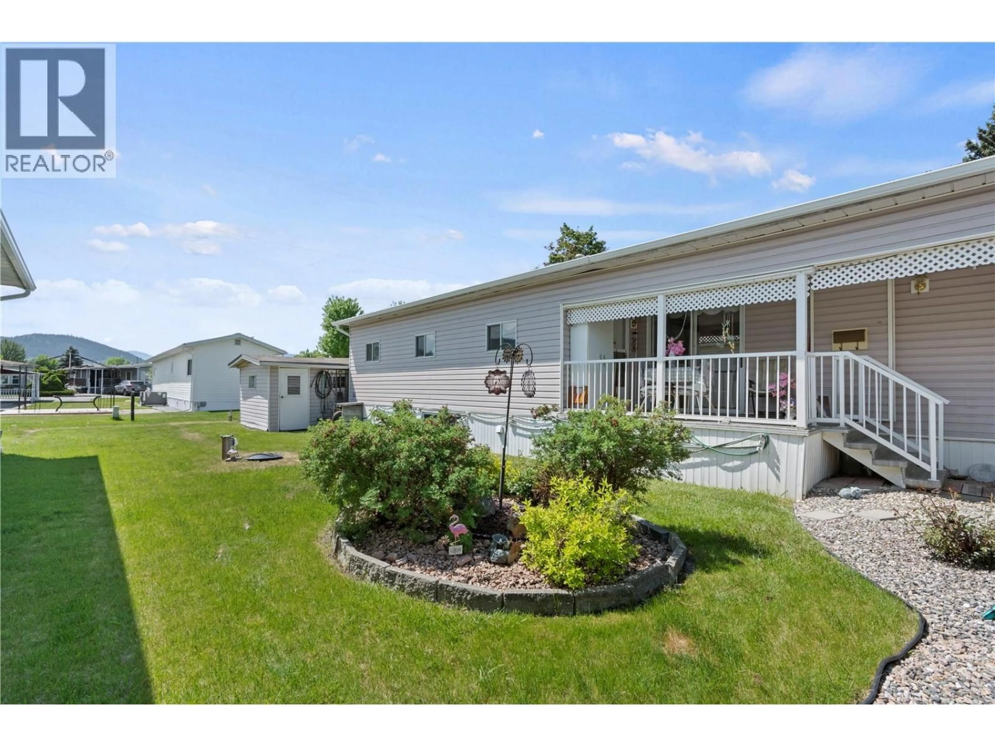 Patio, water/lake/river/ocean view for 79 - 5484 25 AVENUE, Vernon British Columbia V1T7A8